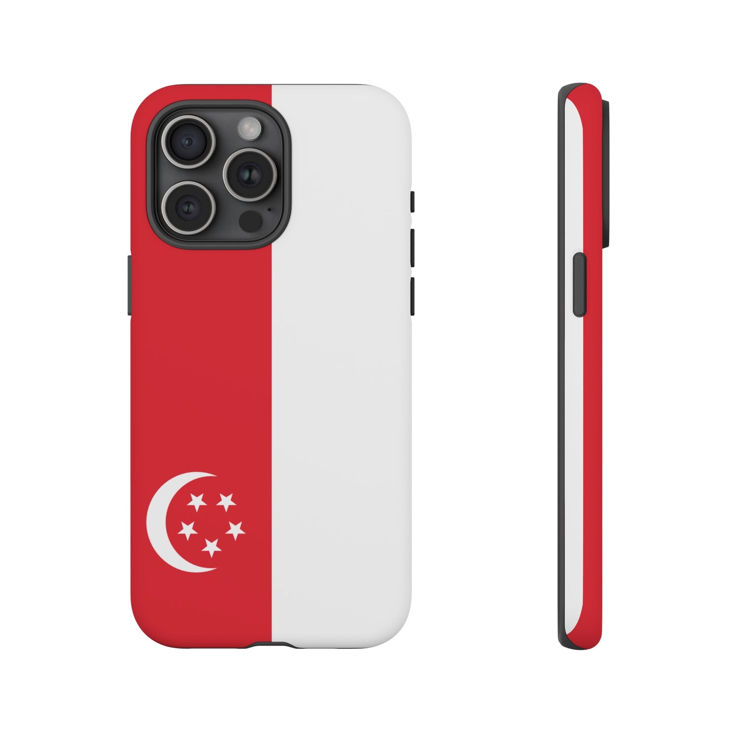 Singapore Flag Phone Case | iPhone 15 Plus/ Pro, 14, 13, 12| Google Pixel 7, Pro, 5| Samsung Galaxy S23 All Major Phone Models