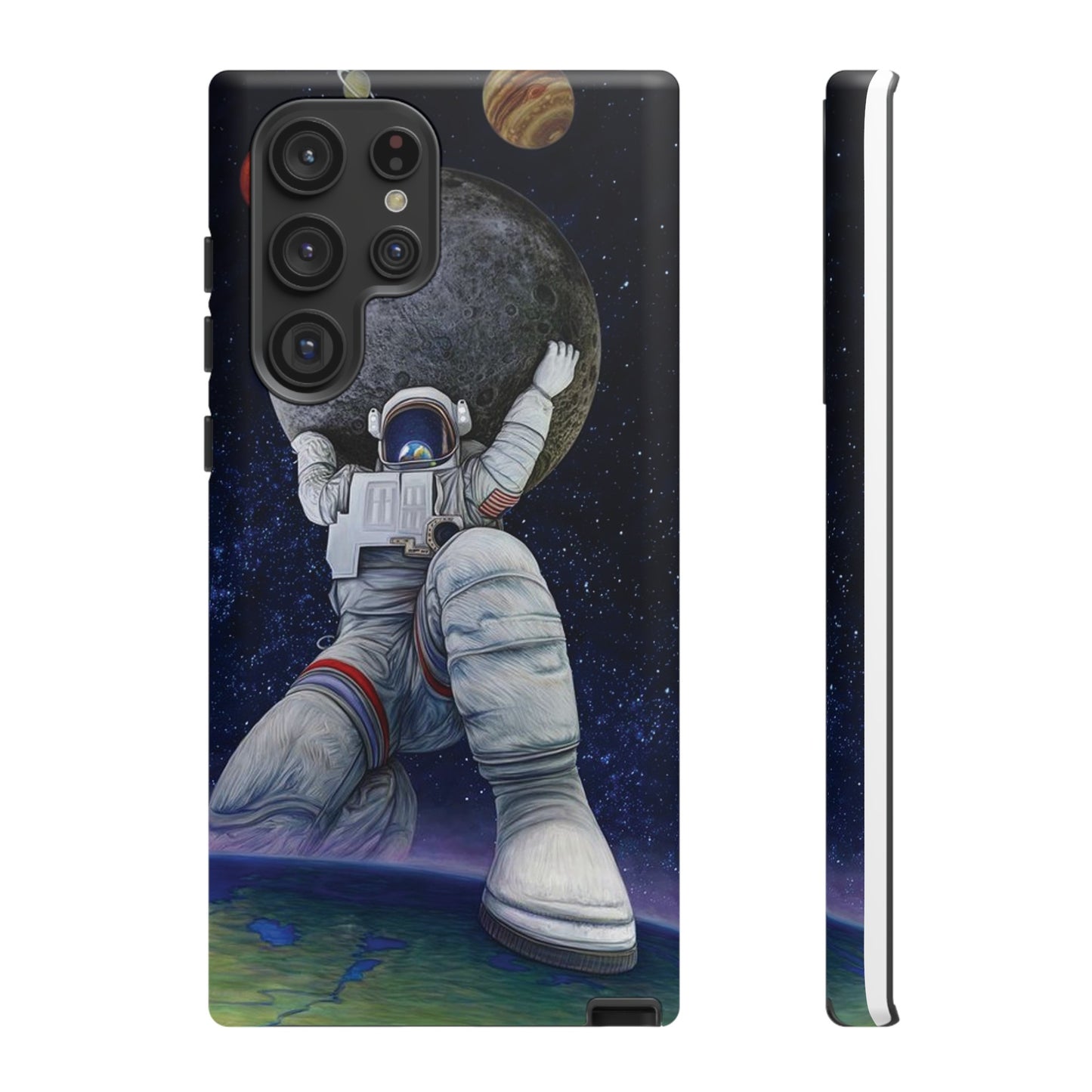 Astronaut Holding The Moon Phone Case | iPhone 15 Plus/ Pro, 14, 13, 12| Google Pixel 7, Pro, 5| Samsung Galaxy S23 All Major Phone Models