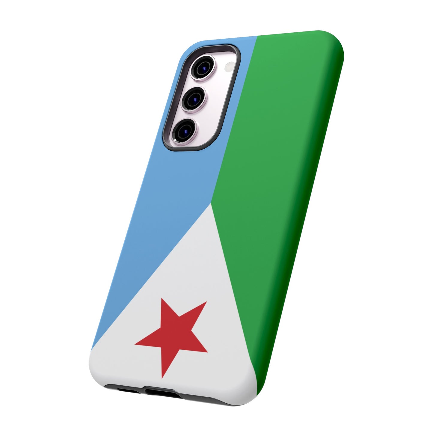 Djibouti Flag Phone Case | iPhone 15 Plus/ Pro, 14, 13, 12| Google Pixel 7, Pro, 5| Samsung Galaxy S23 All Major Phone Models