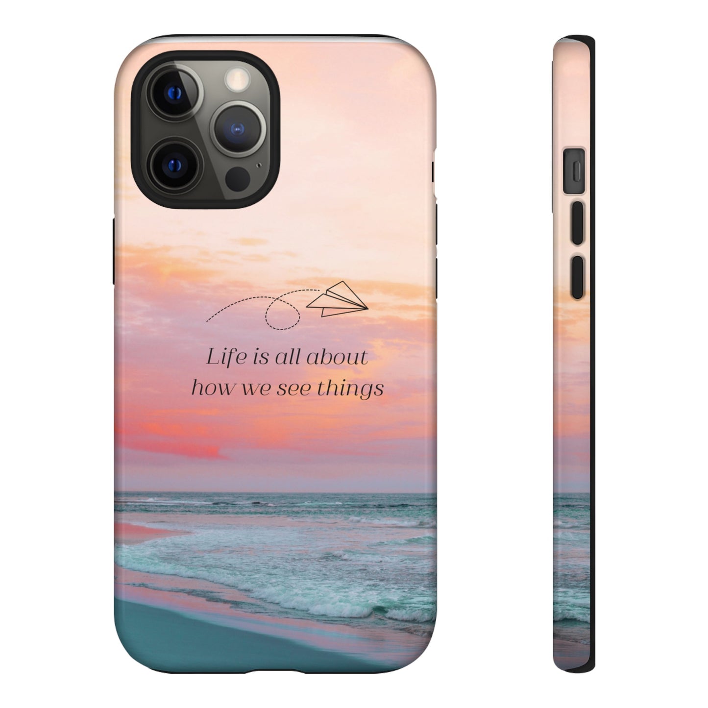 Thoughts at Sunset Phone Case | iPhone 15 Plus/ Pro, 14, 13, 12| Google Pixel 7, Pro, 5| Samsung Galaxy S23 All Major Phone Models