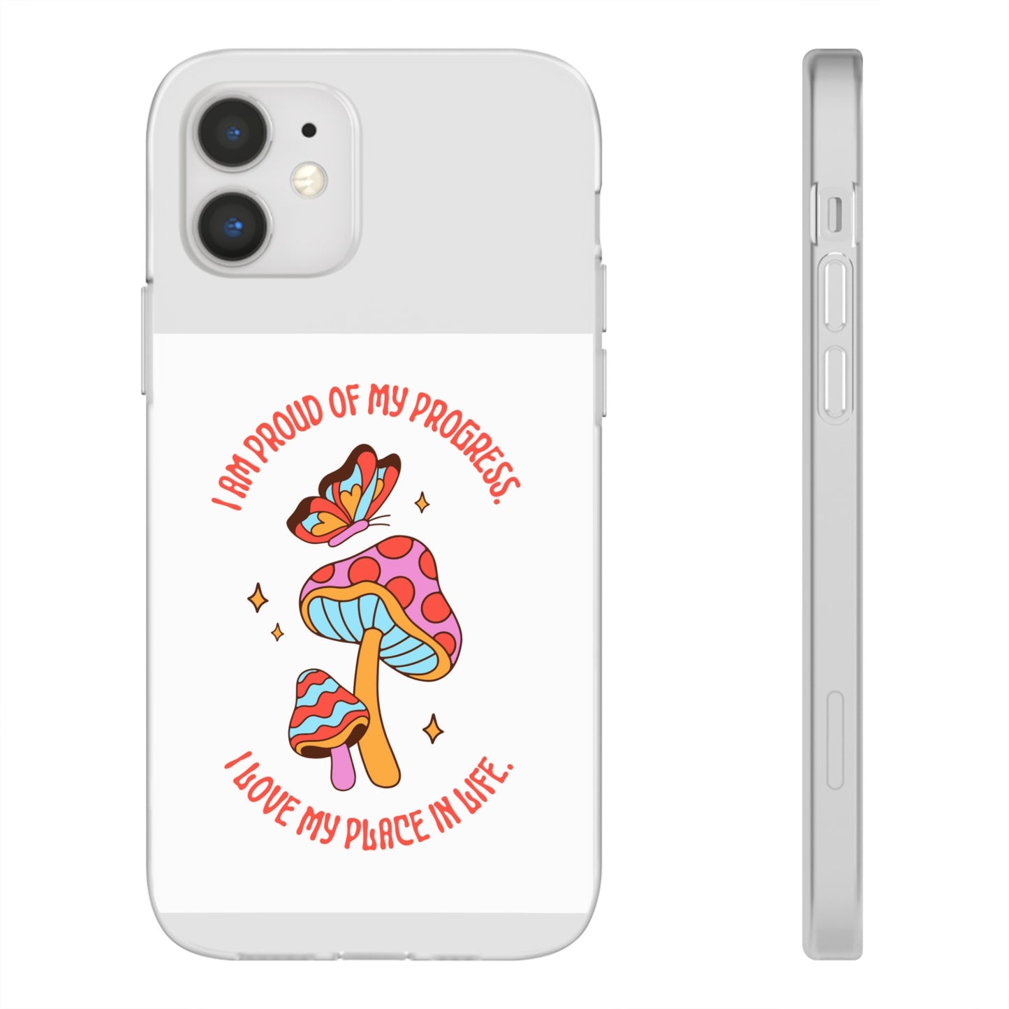 Cute Mushrooms Wallpaper Phone Case | iPhone 15 Plus/ Pro, 14, 13, 12|Samsung Galaxy Models