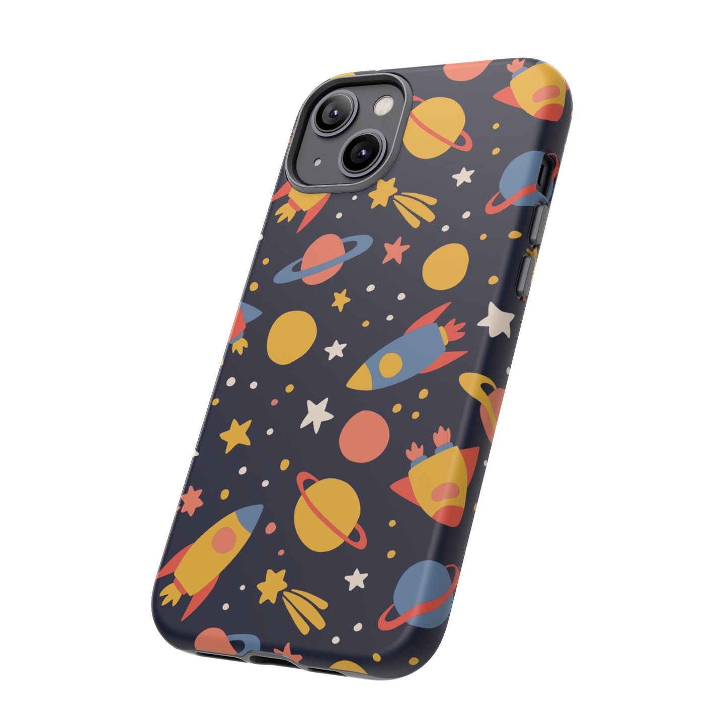 Cartoon Space Wallpaper Phone Case | iPhone 15 Plus/ Pro, 14, 13, 12| Google Pixel 7, Pro, 5| Samsung Galaxy S23 All Major Phone Models