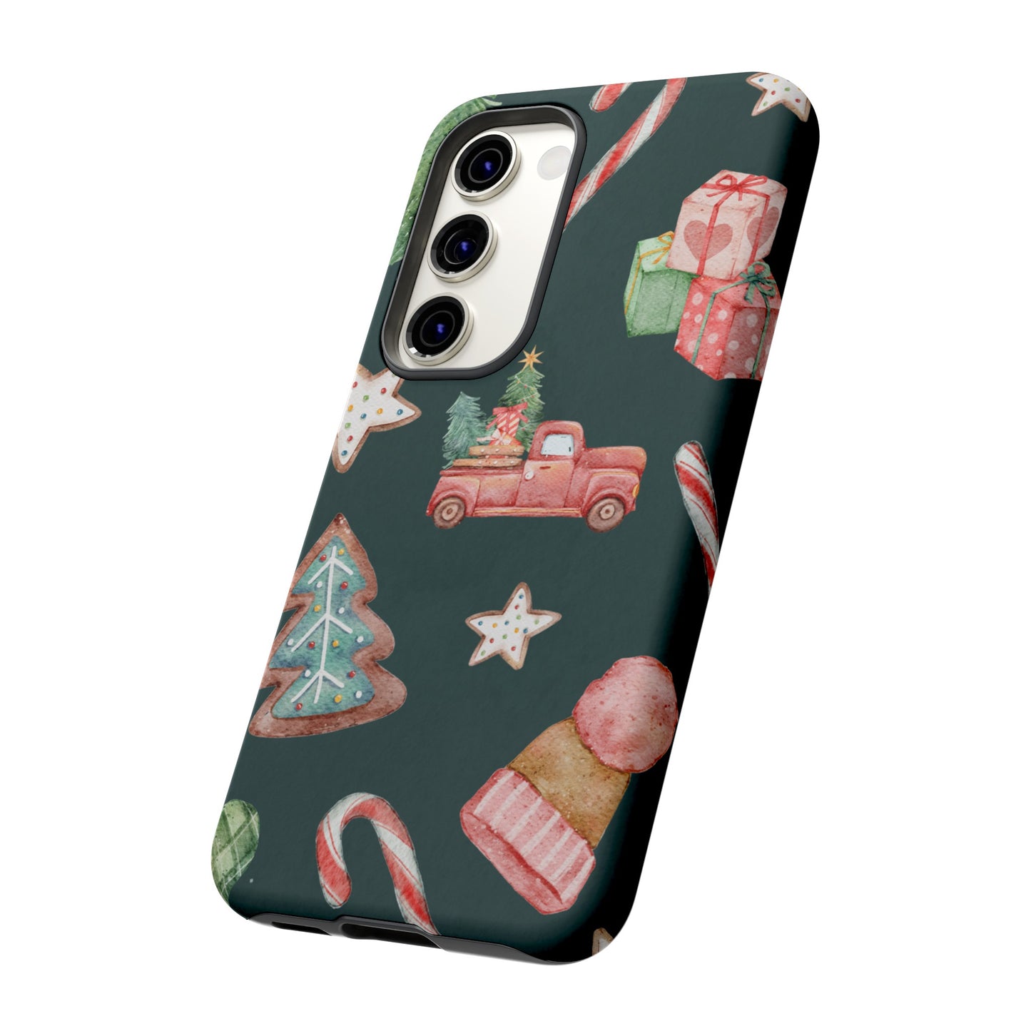 Festive Christmas Wallpaper Phone Case | iPhone 15 Plus/ Pro, 14, 13, 12| Google Pixel 7, Pro, 5| Samsung Galaxy S23 All Major Phone Models