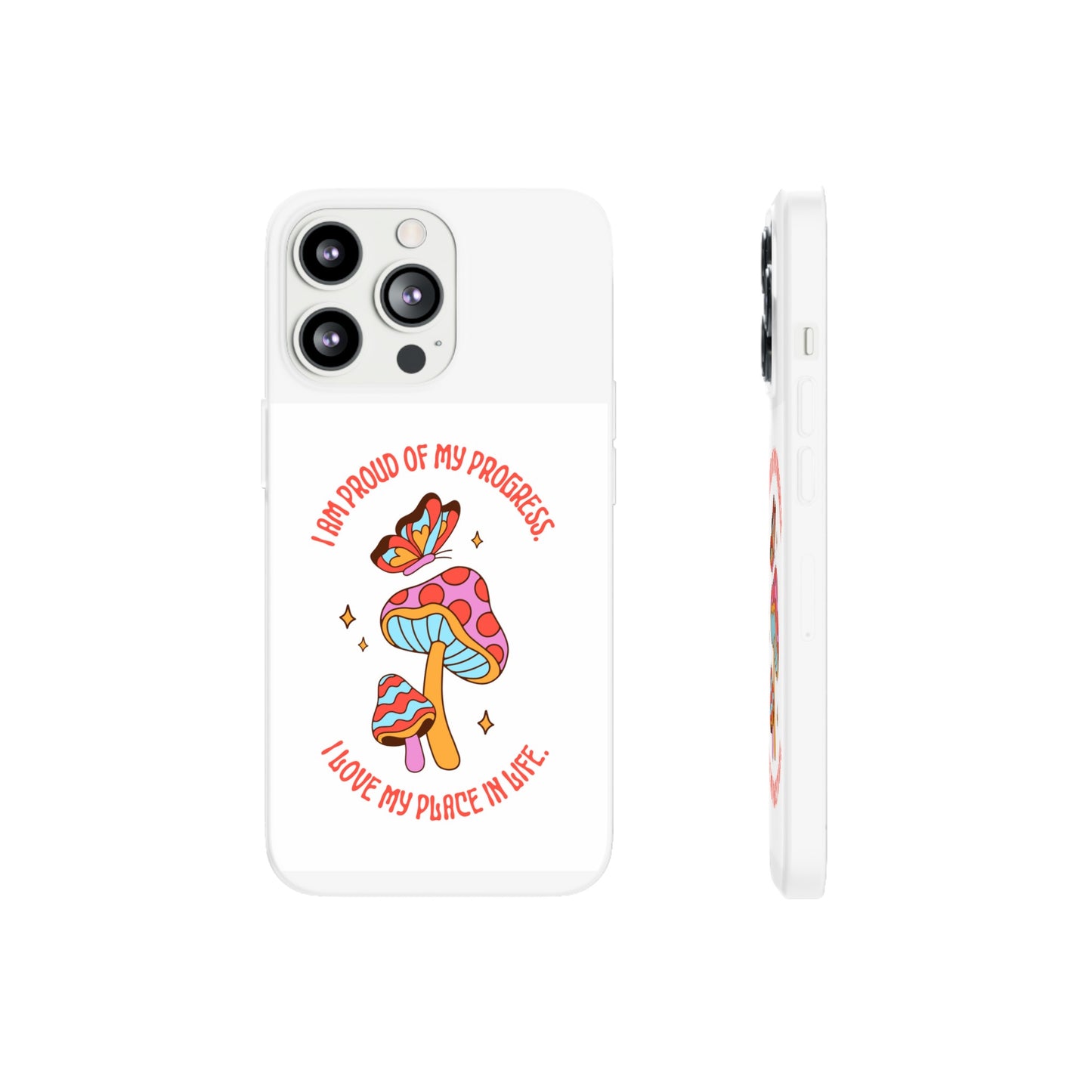 Cute Mushrooms Wallpaper Phone Case | iPhone 15 Plus/ Pro, 14, 13, 12|Samsung Galaxy Models