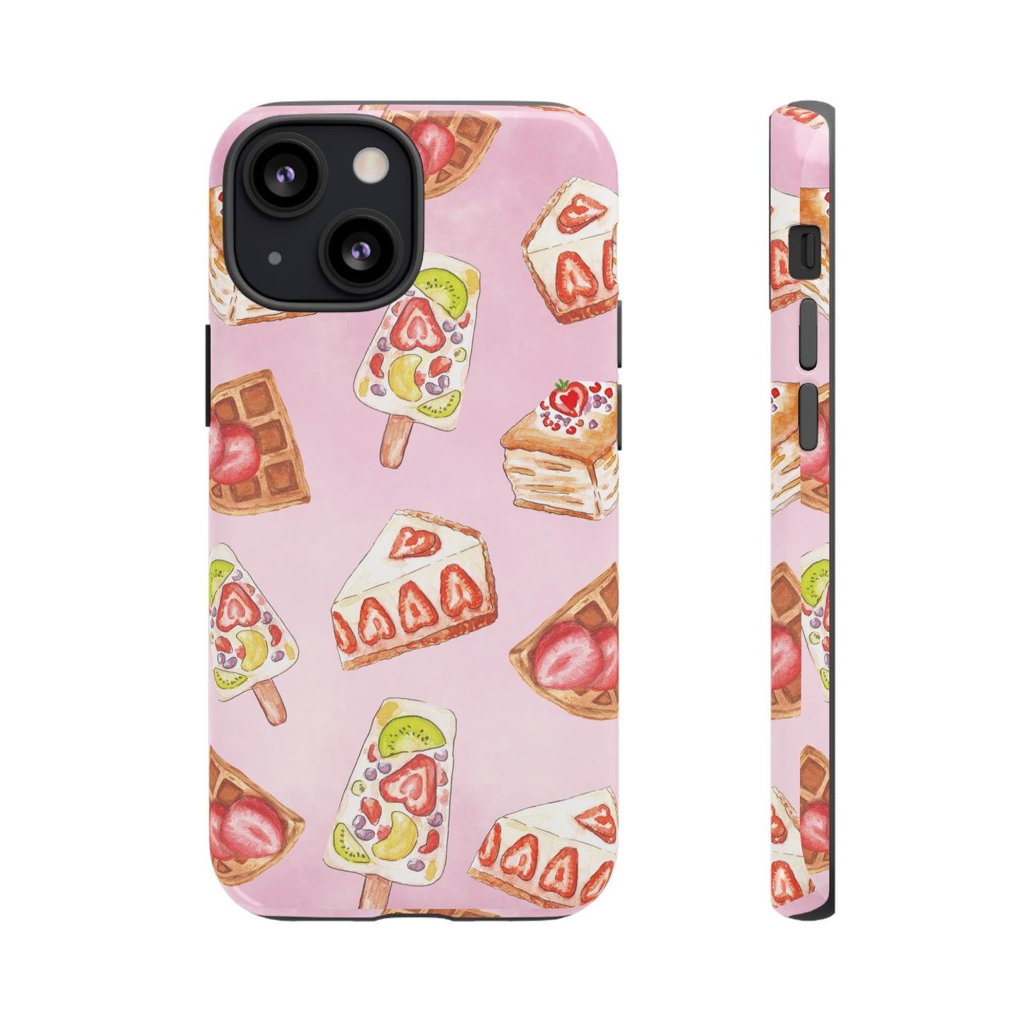 Assorted Dessert Wallpaper Phone Case | iPhone 15 Plus/ Pro, 14, 13, 12| Google Pixel 7, Pro, 5| Samsung Galaxy S23 All Major Phone Models