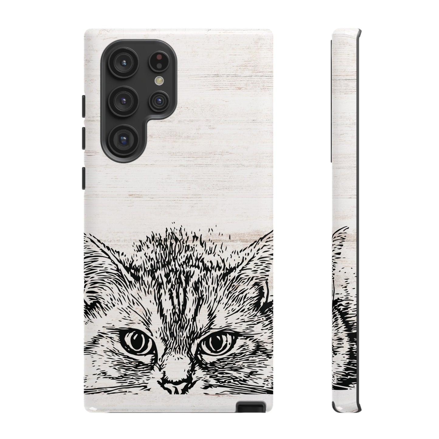 Close- Up Cat Wallpaper Phone Case | iPhone 15 Plus/ Pro, 14, 13, 12| Google Pixel 7, Pro, 5| Samsung Galaxy S23 All Major Phone Models