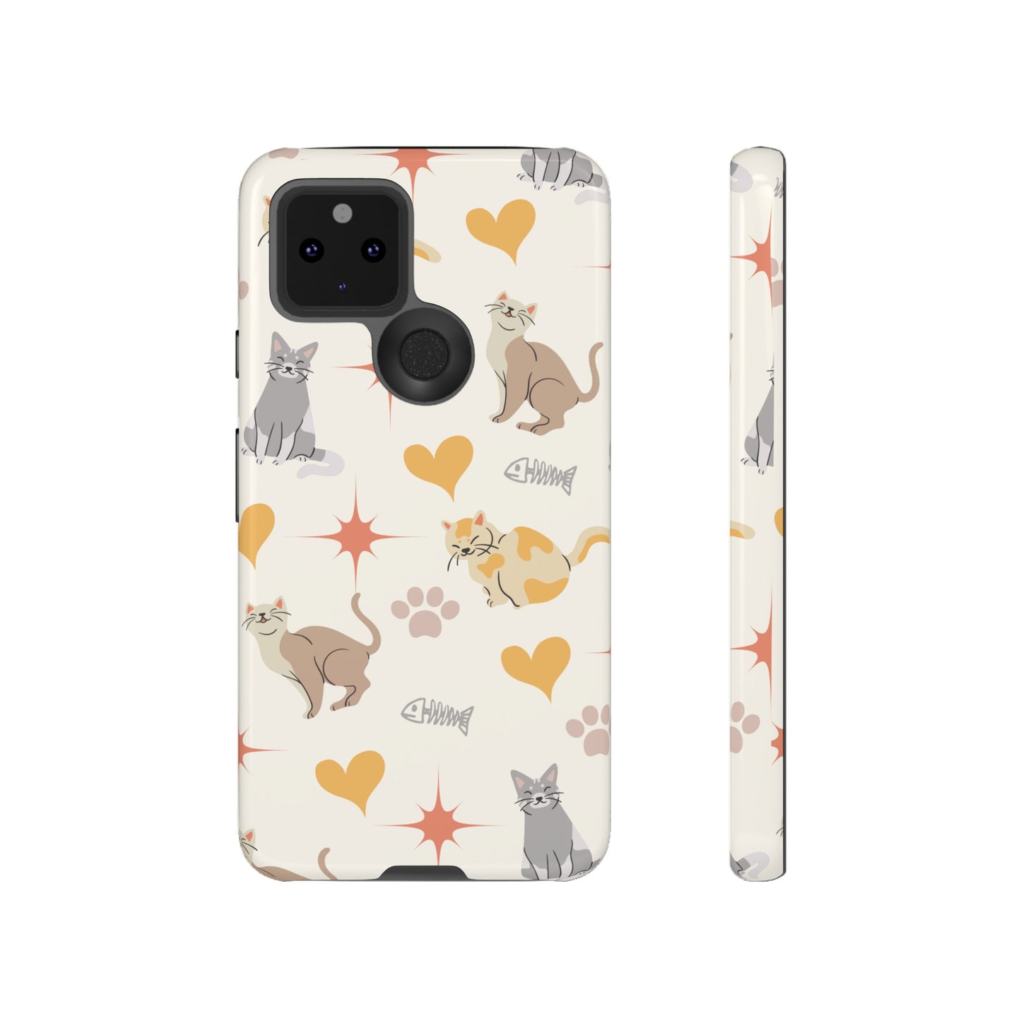 Cute Cat Wallpaper Phone Case | iPhone 15 Plus/ Pro, 14, 13, 12| Google Pixel 7, Pro, 5| Samsung Galaxy S23 All Major Phone Models