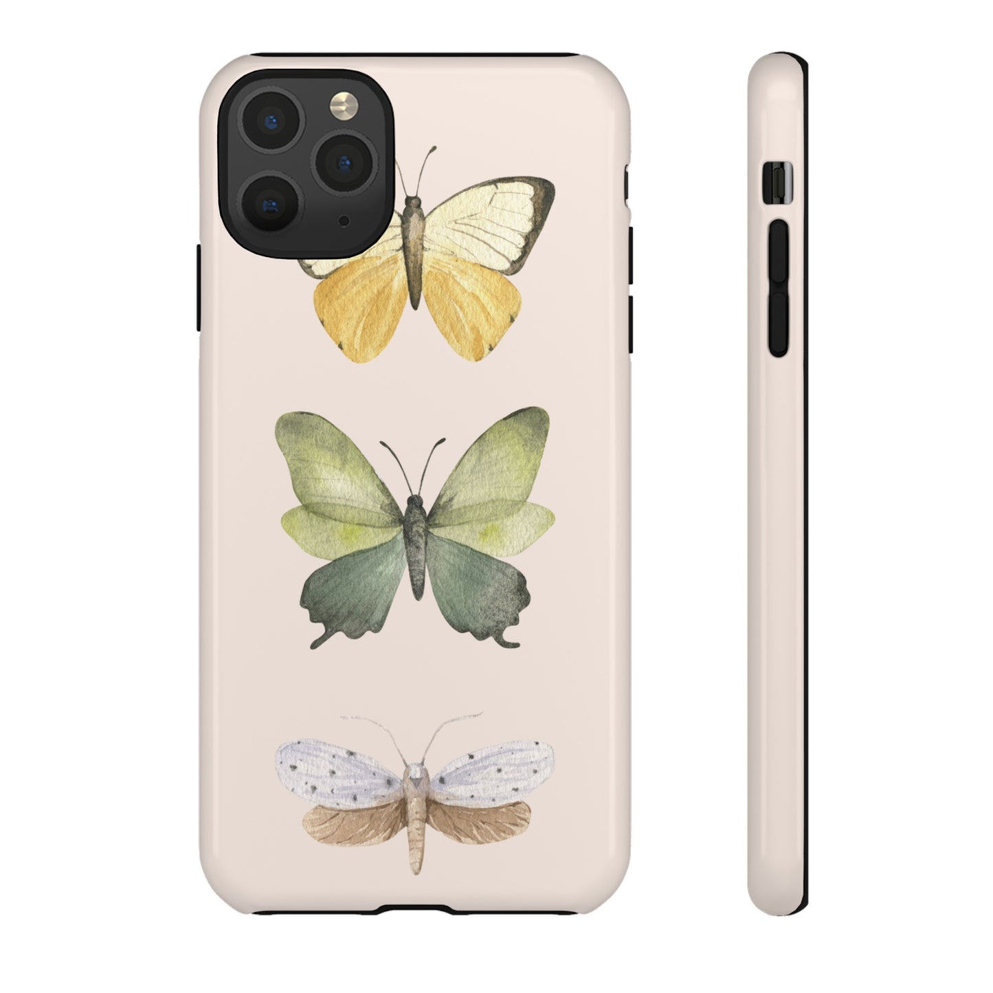 Three Butterflies Wallpaper Phone Case | iPhone 15 Plus/ Pro, 14, 13, 12| Google Pixel 7, Pro, 5| Samsung Galaxy S23 All Major Phone Models