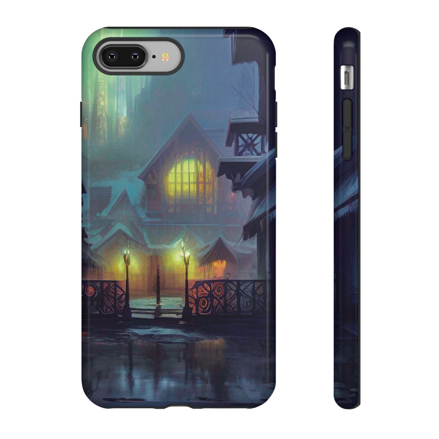 Cottage at Night Wallpaper Phone Case | iPhone 15 Plus/ Pro, 14, 13, 12| Google Pixel 7, Pro, 5| Samsung Galaxy S23 All Major Phone Models