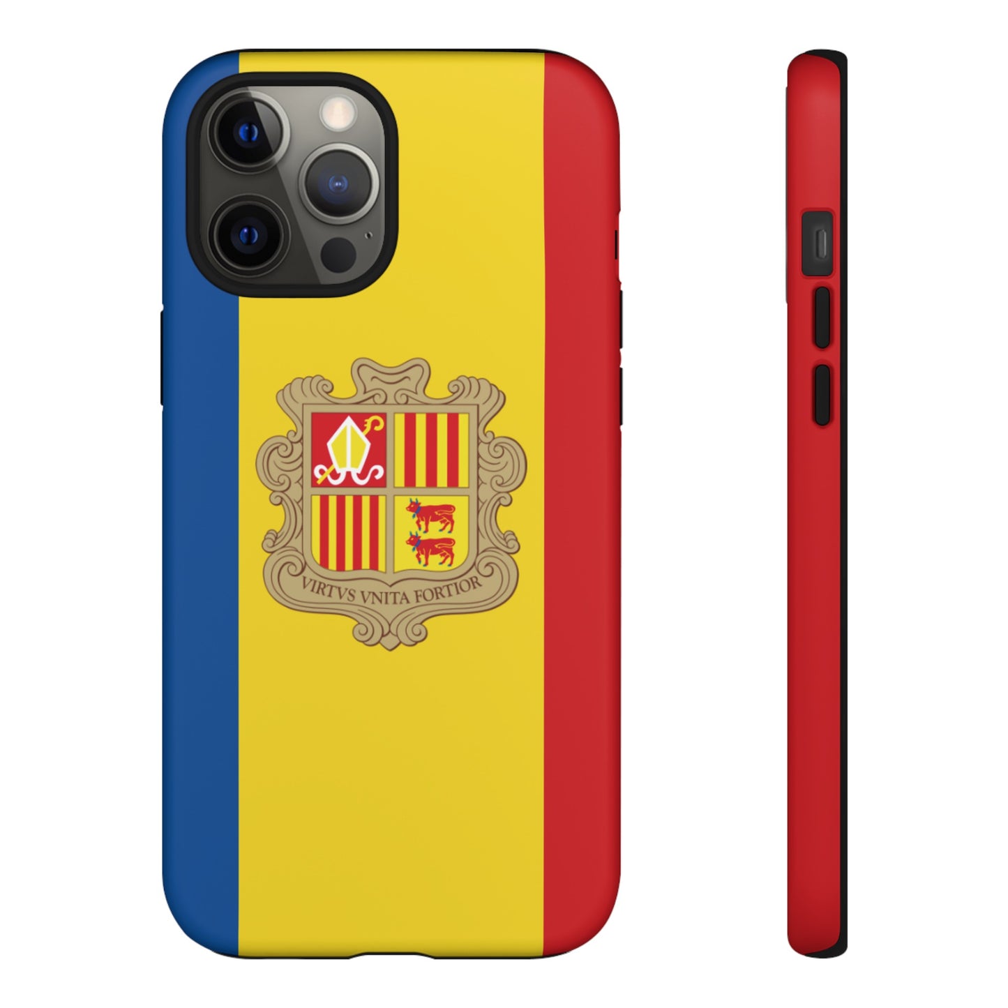 Andorra Flag Phone Case | iPhone 15 Plus/ Pro, 14, 13, 12| Google Pixel 7, Pro, 5| Samsung Galaxy S23 All Major Phone Models