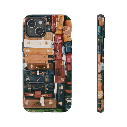 Suitcase Wallpaper Phone Case | iPhone 15 Plus/ Pro, 14, 13, 12| Google Pixel 7, Pro, 5| Samsung Galaxy S23 All Major Phone Models