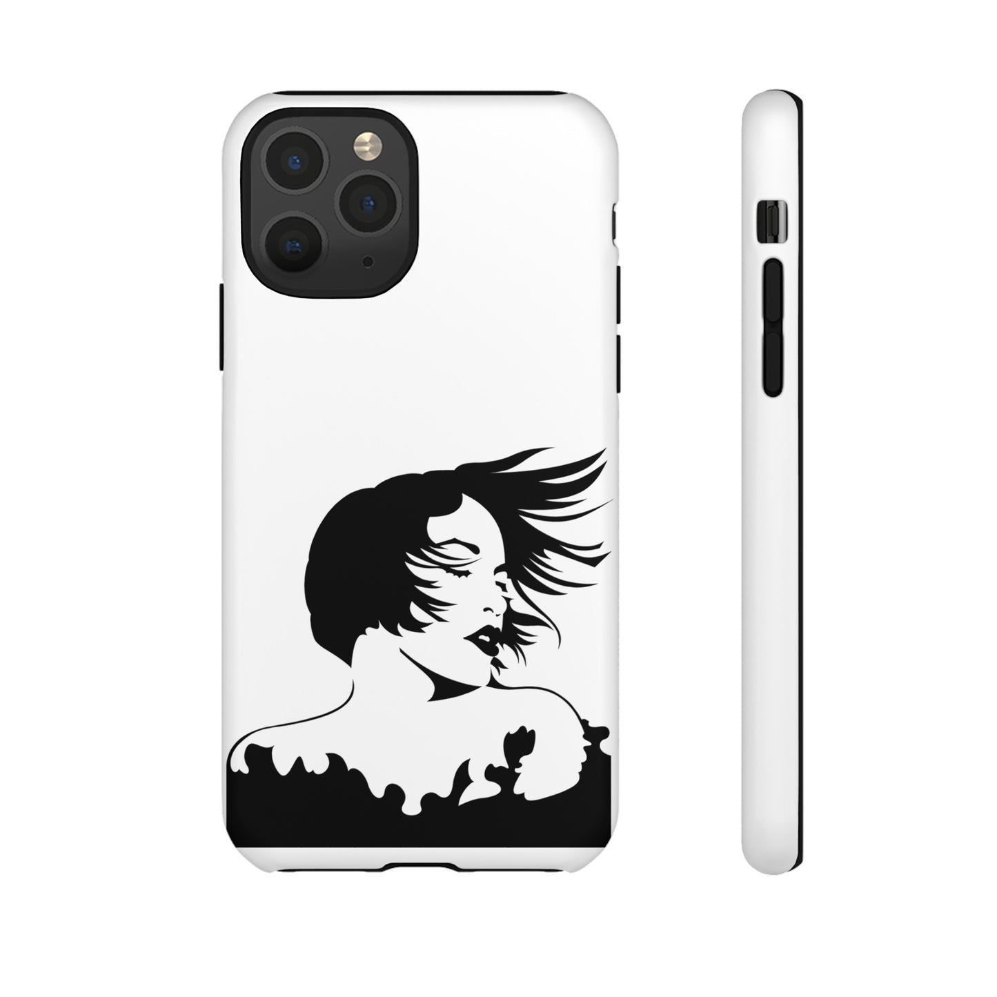 Woman In The Wind Phone Case | iPhone 15 Plus/ Pro, 14, 13, 12| Google Pixel 7, Pro, 5| Samsung Galaxy S23 All Major Phone Models