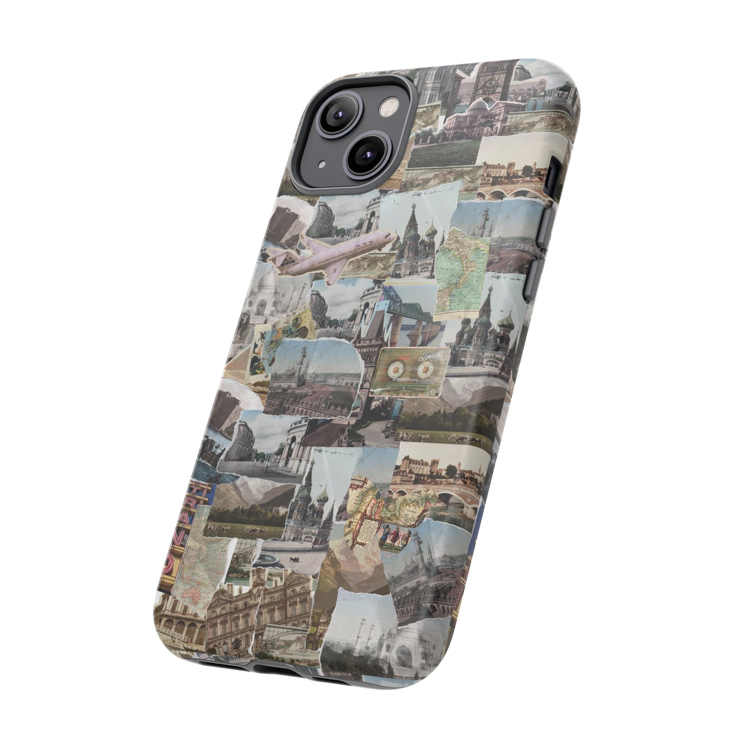 Travel Collage Wallpaper Phone Case | iPhone 15 Plus/ Pro, 14, 13, 12| Google Pixel 7, Pro, 5| Samsung Galaxy S23 All Major Phone Models