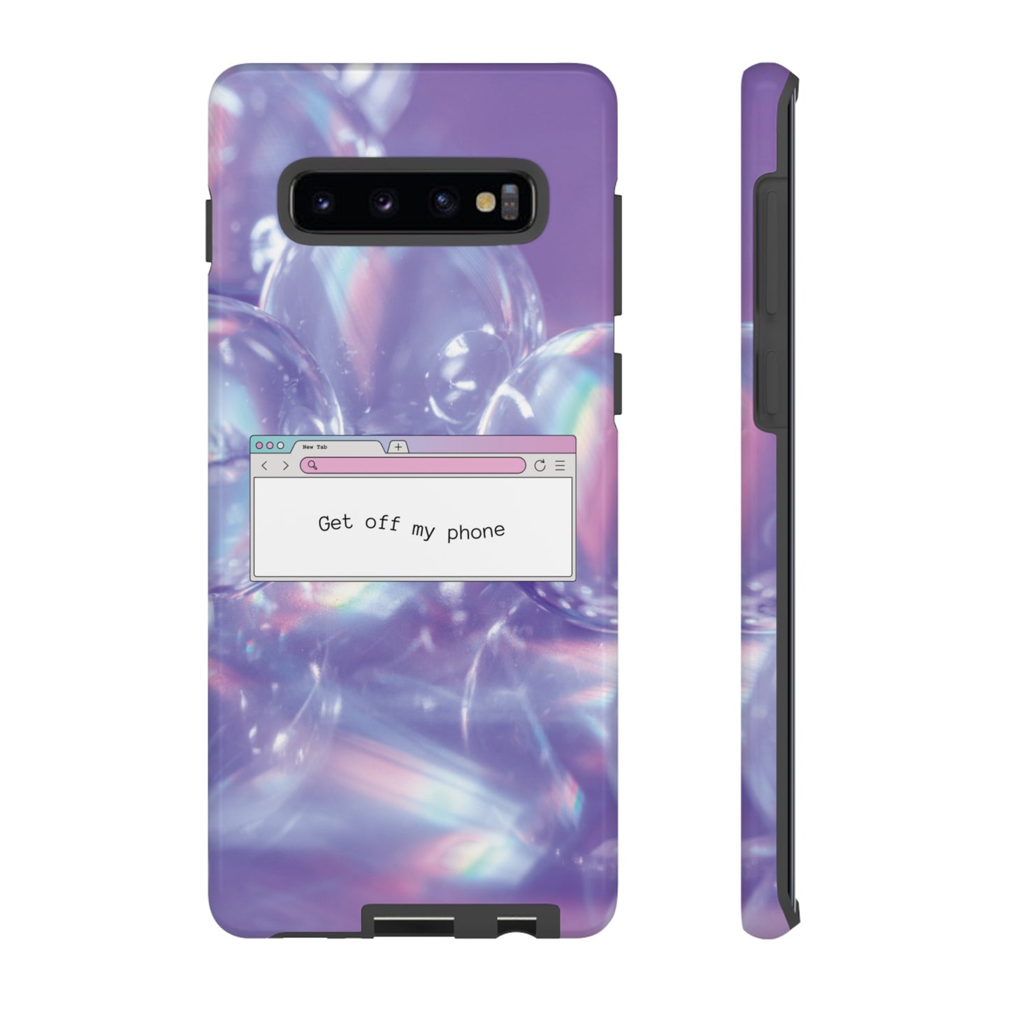 Get Off My Phone Wallpaper Phone Case | iPhone 15 Plus/ Pro, 14, 13, 12| Google Pixel 7, Pro, 5| Samsung Galaxy S23 All Major Phone Models