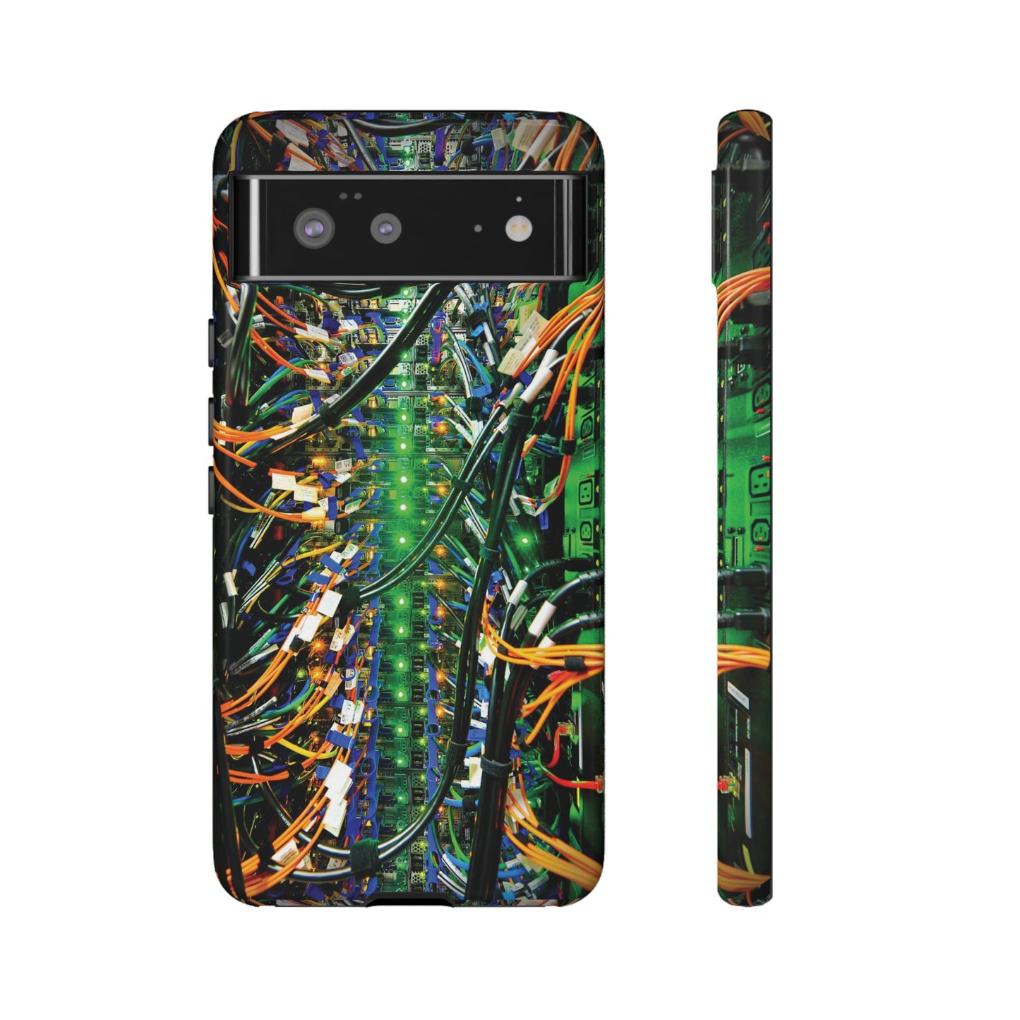 Green Computer Circuitboard Wallpaper Phone Case | iPhone 15 Plus/ Pro, 14, 13, 12| Google Pixel 7, Pro, 5| Samsung Galaxy S23 All Major Phone Models