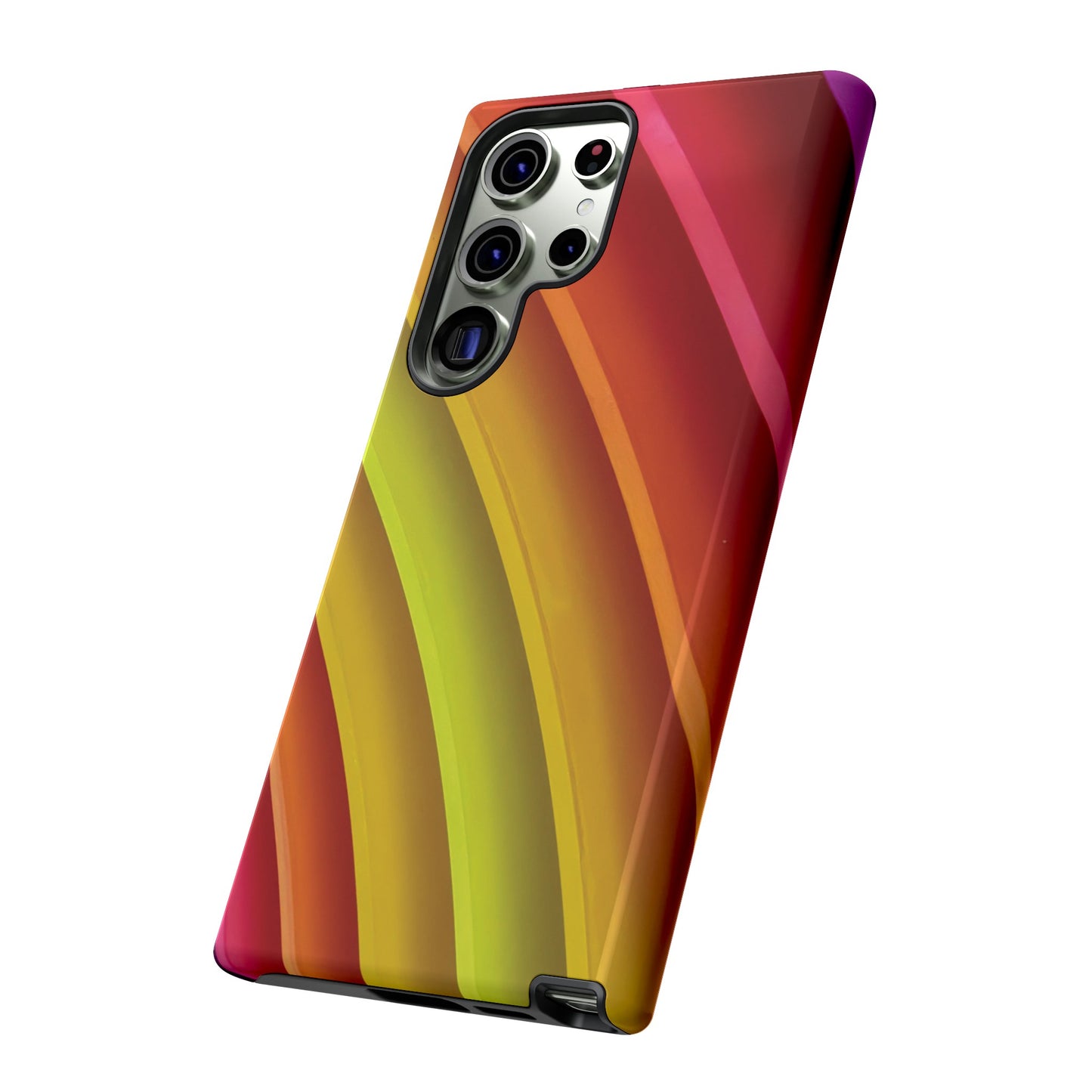 Curved Colourful Wallpaper Phone Case | iPhone 15 Plus/ Pro, 14, 13, 12| Google Pixel 7, Pro, 5| Samsung Galaxy S23 All Major Phone Models