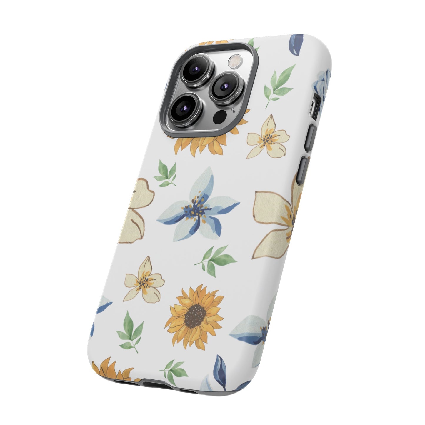 Beautiful Watercolour Flower Wallpaper Phone Case | iPhone 15 Plus/ Pro, 14, 13, 12| Google Pixel 7, Pro, 5| Samsung Galaxy S23 All Major Phone Models