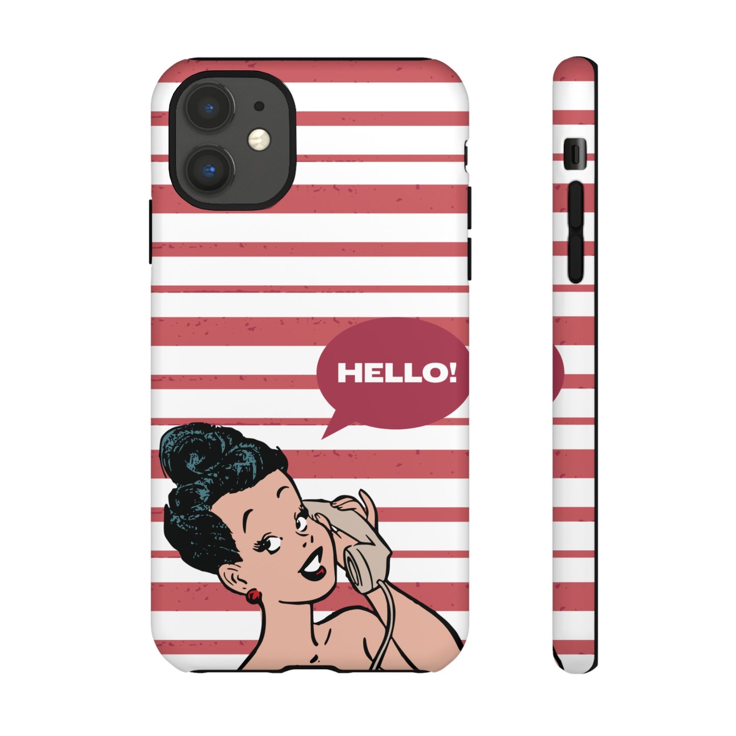 Hello! Wallpaper Phone Case | iPhone 15 Plus/ Pro, 14, 13, 12| Google Pixel 7, Pro, 5| Samsung Galaxy S23 All Major Phone Models