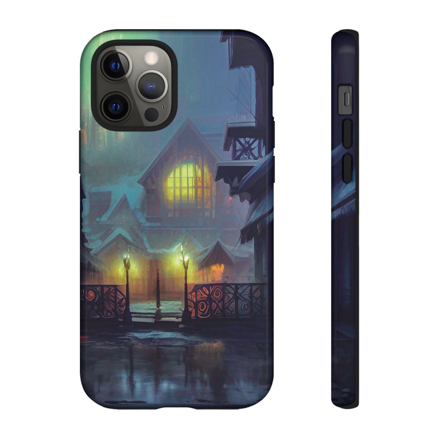 Cottage at Night Wallpaper Phone Case | iPhone 15 Plus/ Pro, 14, 13, 12| Google Pixel 7, Pro, 5| Samsung Galaxy S23 All Major Phone Models