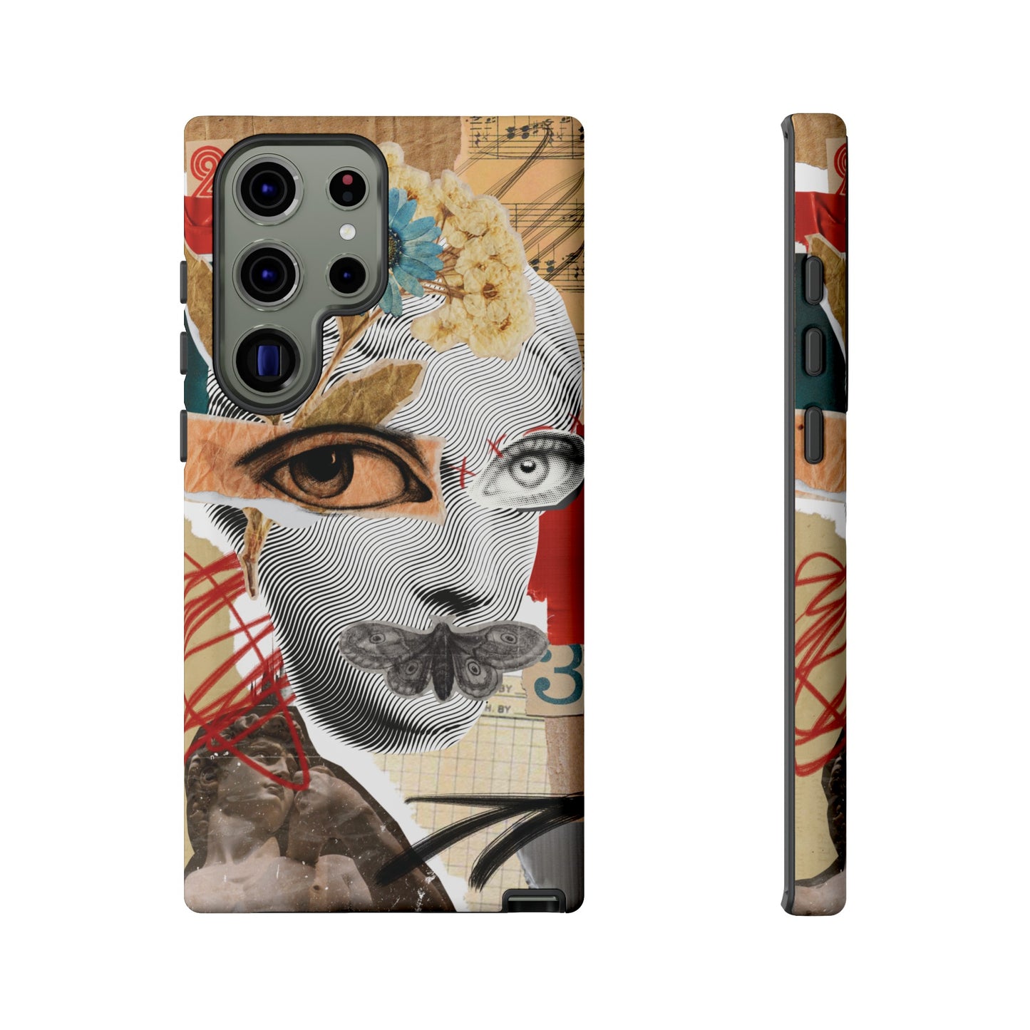 Woman Collage Wallpaper Phone Case | iPhone 15 Plus/ Pro, 14, 13, 12| Google Pixel 7, Pro, 5| Samsung Galaxy S23 All Major Phone Models