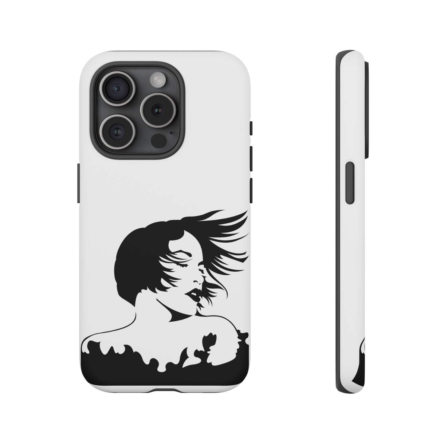 Woman In The Wind Phone Case | iPhone 15 Plus/ Pro, 14, 13, 12| Google Pixel 7, Pro, 5| Samsung Galaxy S23 All Major Phone Models