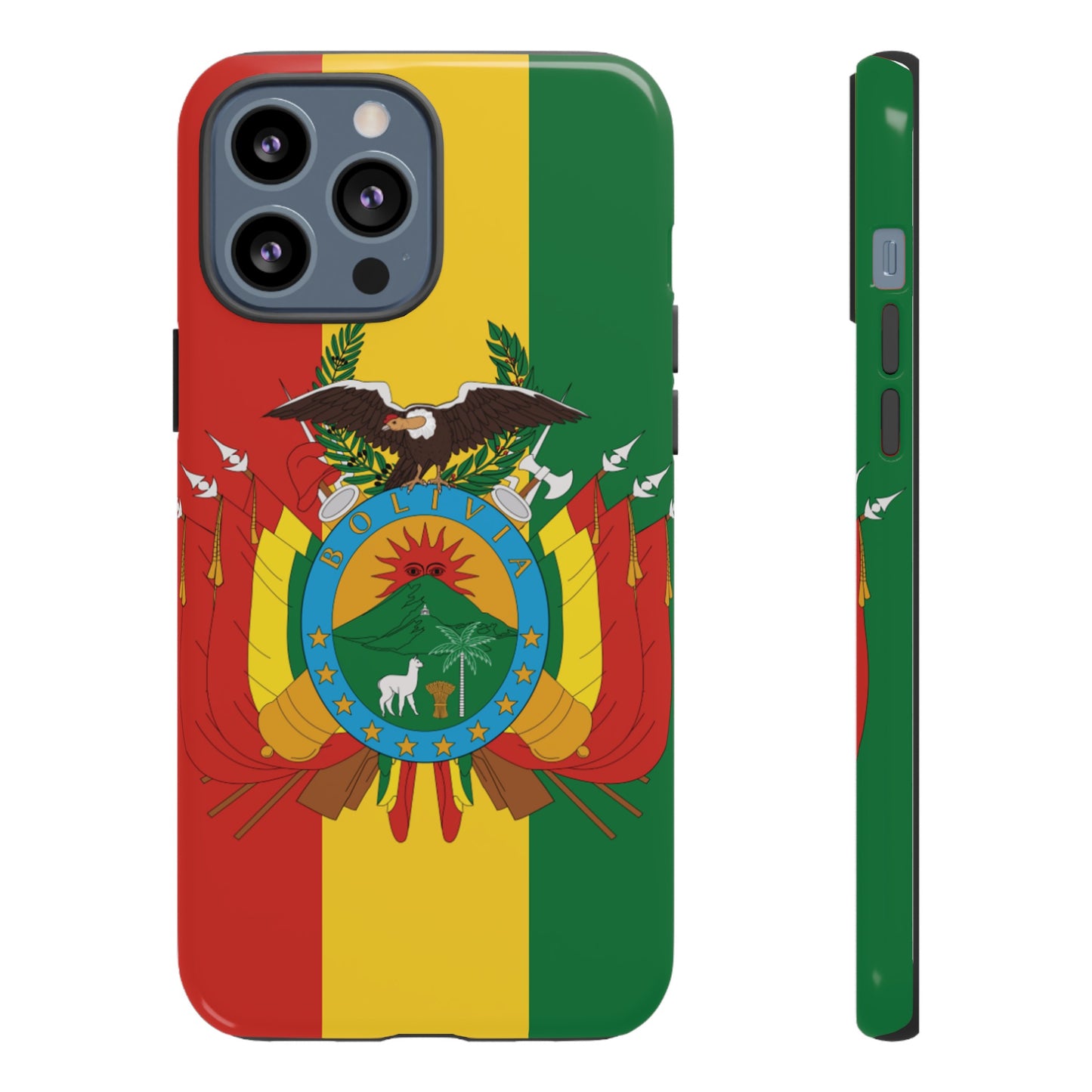 Bolivia Flag Phone Case | iPhone 15 Plus/ Pro, 14, 13, 12| Google Pixel 7, Pro, 5| Samsung Galaxy S23 All Major Phone Models