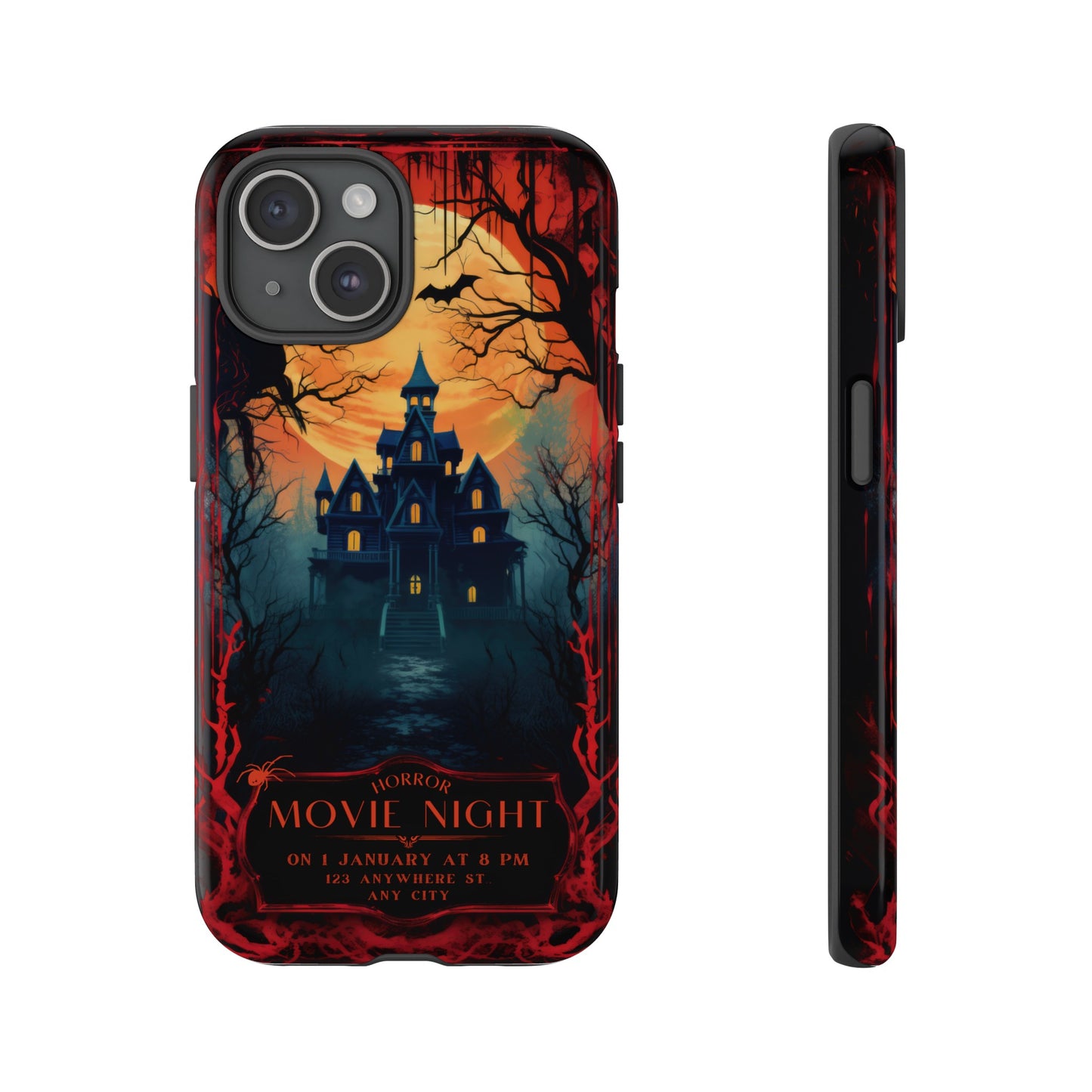 Horror Movie Night Phone Case | iPhone 15 Plus/ Pro, 14, 13, 12| Google Pixel 7, Pro, 5| Samsung Galaxy S23 All Major Phone Models