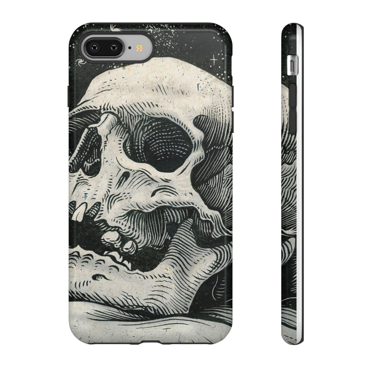 Skull Wallpaper Phone Case | iPhone 15 Plus/ Pro, 14, 13, 12| Google Pixel 7, Pro, 5| Samsung Galaxy S23 All Major Phone Models