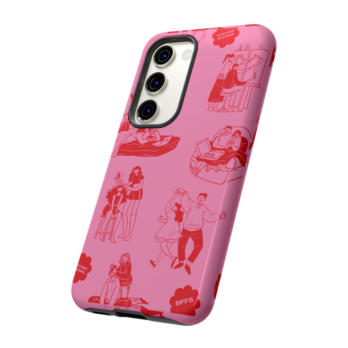 Pink Valentine's Day Wallpaper Phone Case | iPhone 15 Plus/ Pro, 14, 13, 12| Google Pixel 7, Pro, 5| Samsung Galaxy S23 All Major Phone Models