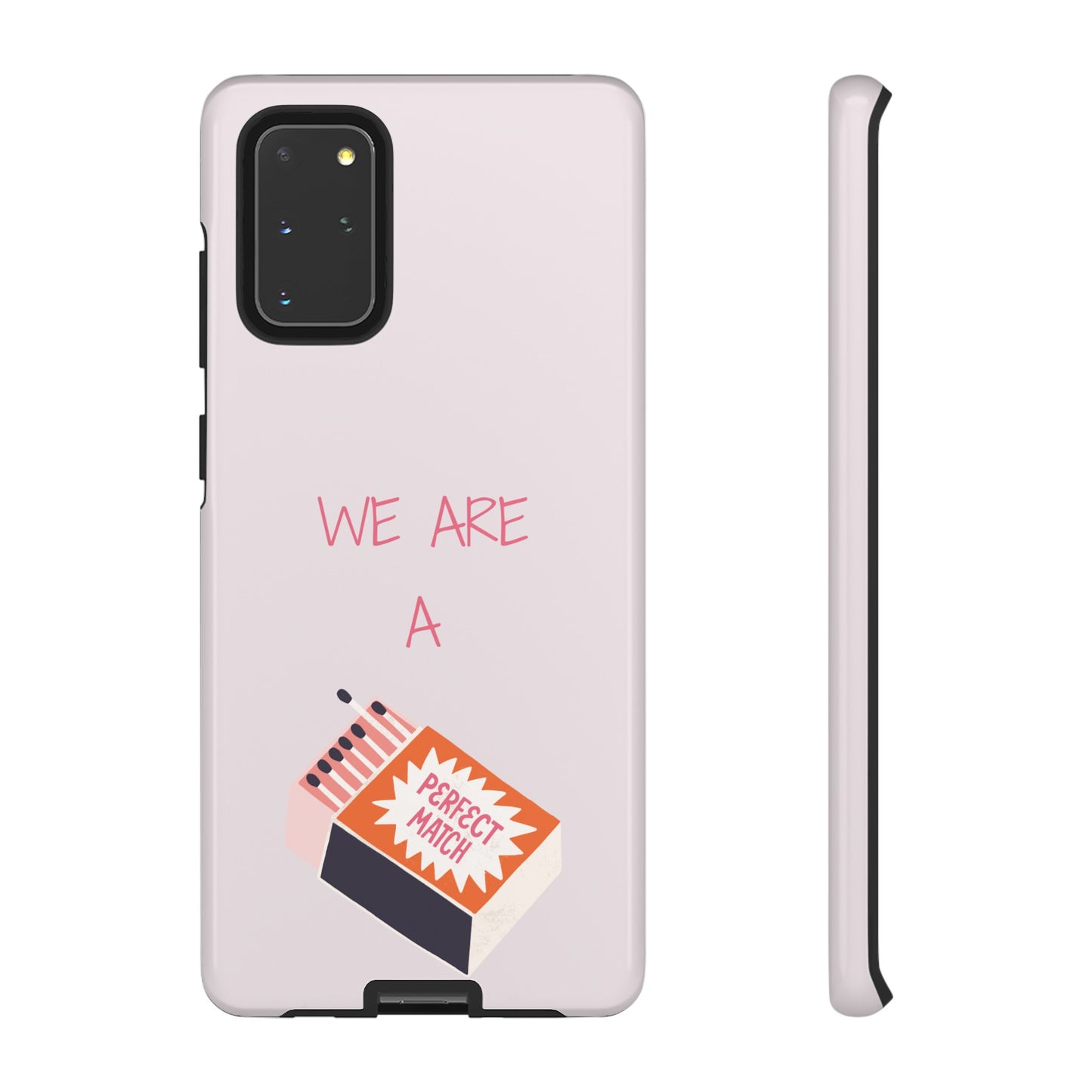 We Are A Perfect Match Wallpaper Phone Case | iPhone 15 Plus/ Pro, 14, 13, 12| Google Pixel 7, Pro, 5| Samsung Galaxy S23 All Major Phone Models