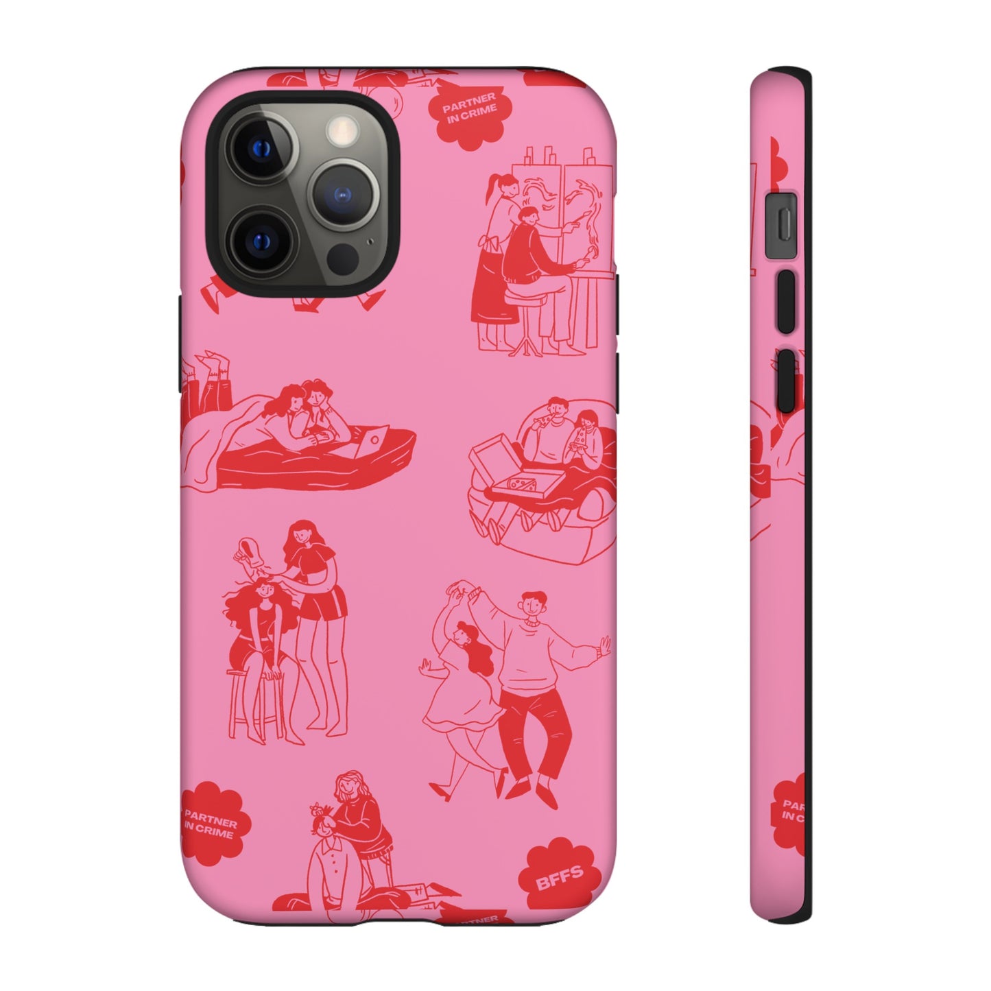 Pink Valentine's Day Wallpaper Phone Case | iPhone 15 Plus/ Pro, 14, 13, 12| Google Pixel 7, Pro, 5| Samsung Galaxy S23 All Major Phone Models