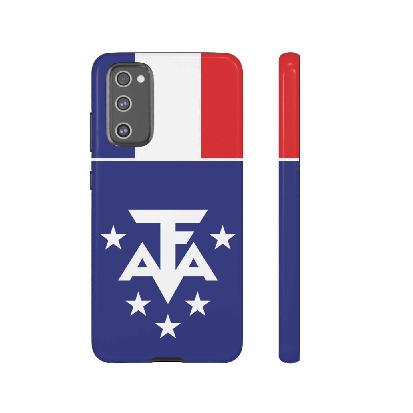 French Southern And Antarctic Lands Flag Phone Case | iPhone 15 Plus/ Pro, 14, 13, 12| Google Pixel 7, Pro, 5| Samsung Galaxy S23 All Major Phone Models