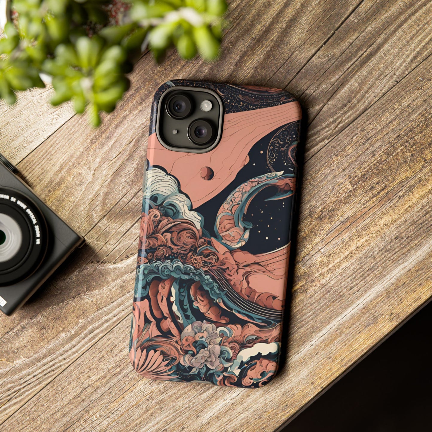 Abstract Landscape Phone Case| iPhone 15 Plus/ Pro, 14, 13, 12| Google Pixel 7, Pro, 5| Samsung Galaxy S23 All Major Phone Models