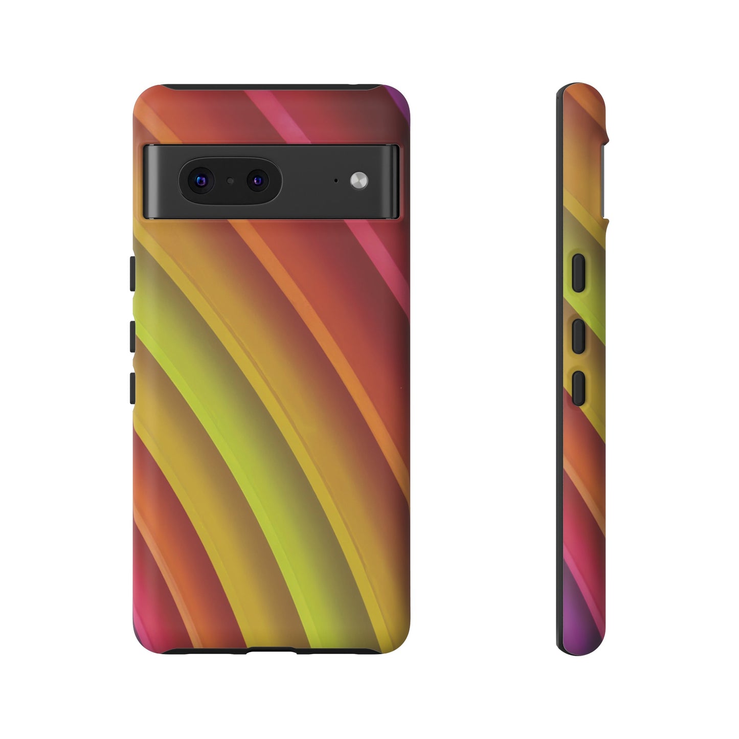 Curved Colourful Wallpaper Phone Case | iPhone 15 Plus/ Pro, 14, 13, 12| Google Pixel 7, Pro, 5| Samsung Galaxy S23 All Major Phone Models