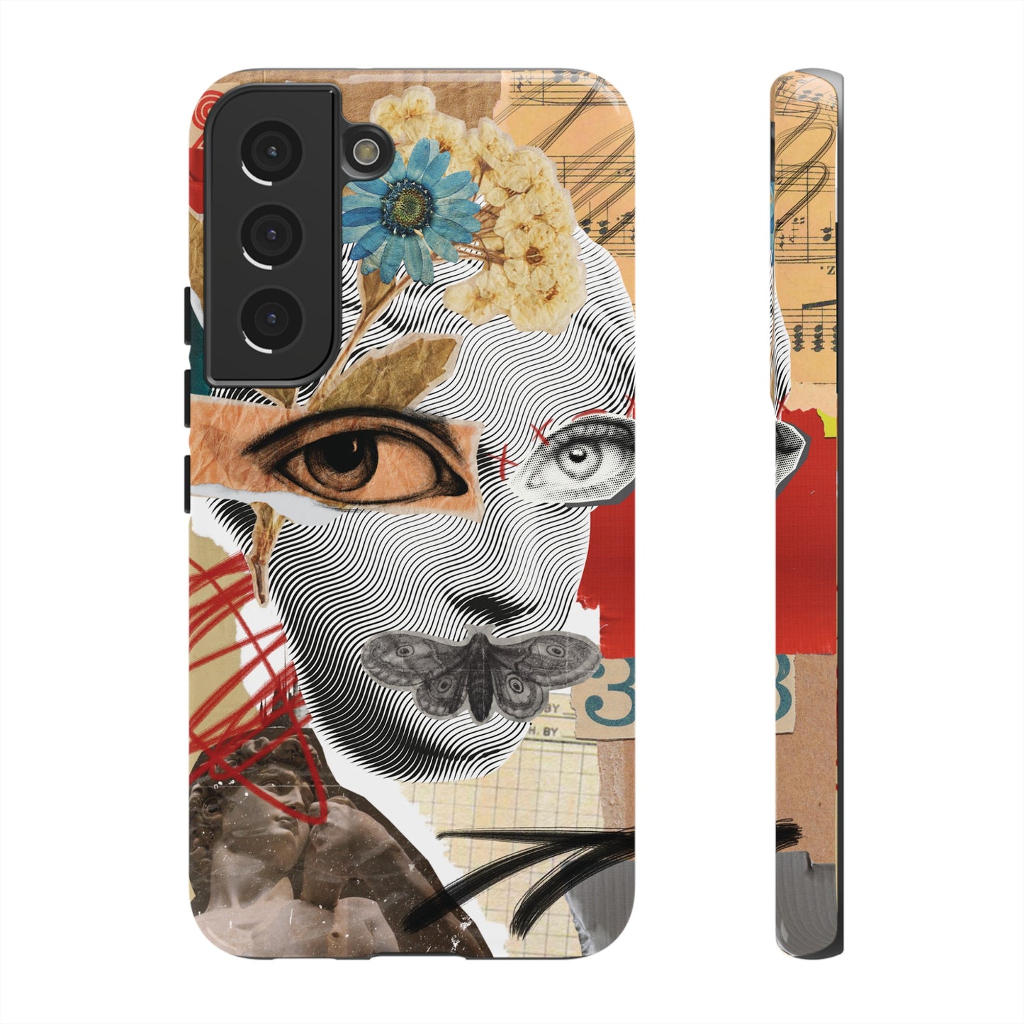 Woman Collage Wallpaper Phone Case | iPhone 15 Plus/ Pro, 14, 13, 12| Google Pixel 7, Pro, 5| Samsung Galaxy S23 All Major Phone Models