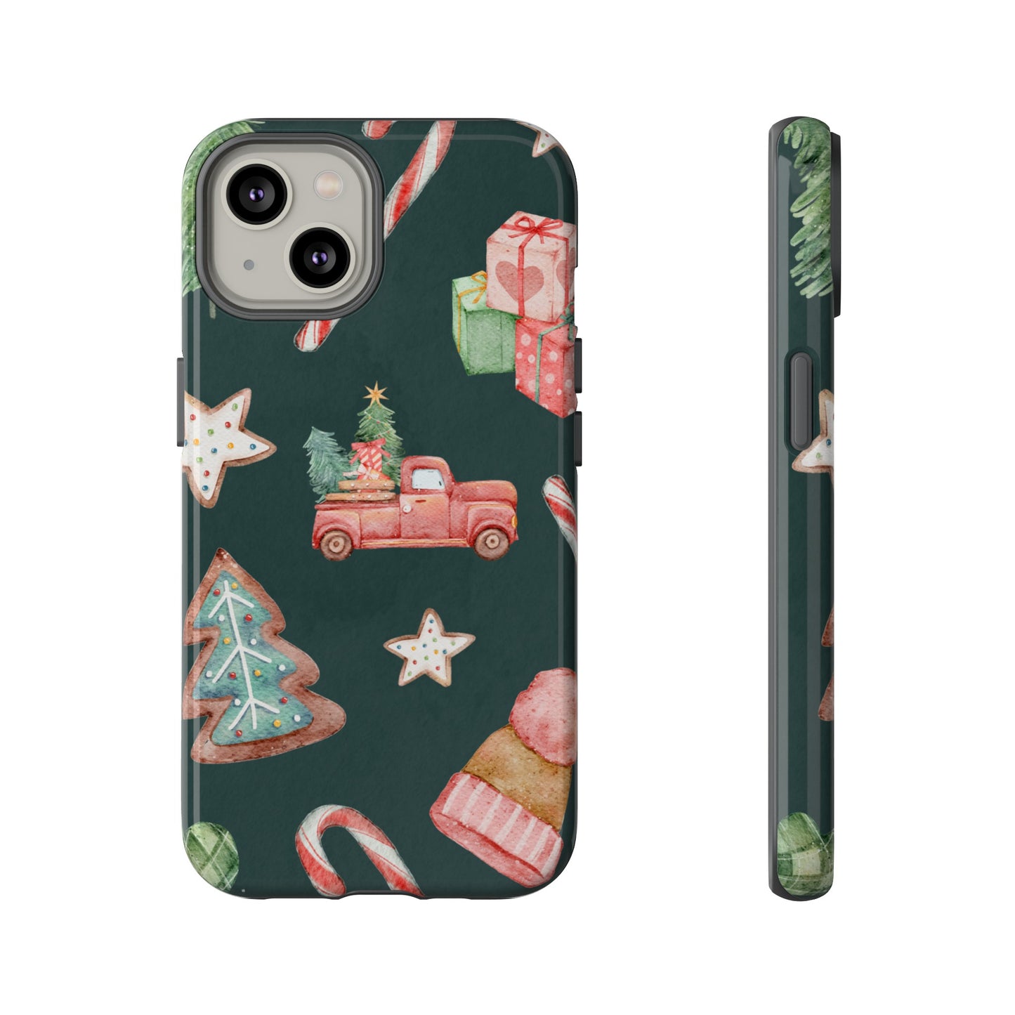 Festive Christmas Wallpaper Phone Case | iPhone 15 Plus/ Pro, 14, 13, 12| Google Pixel 7, Pro, 5| Samsung Galaxy S23 All Major Phone Models