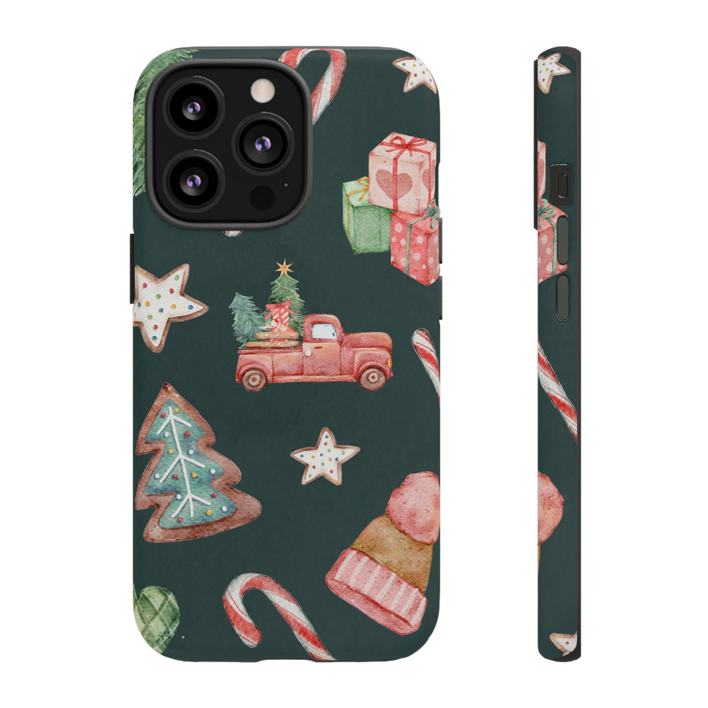 Festive Christmas Wallpaper Phone Case | iPhone 15 Plus/ Pro, 14, 13, 12| Google Pixel 7, Pro, 5| Samsung Galaxy S23 All Major Phone Models