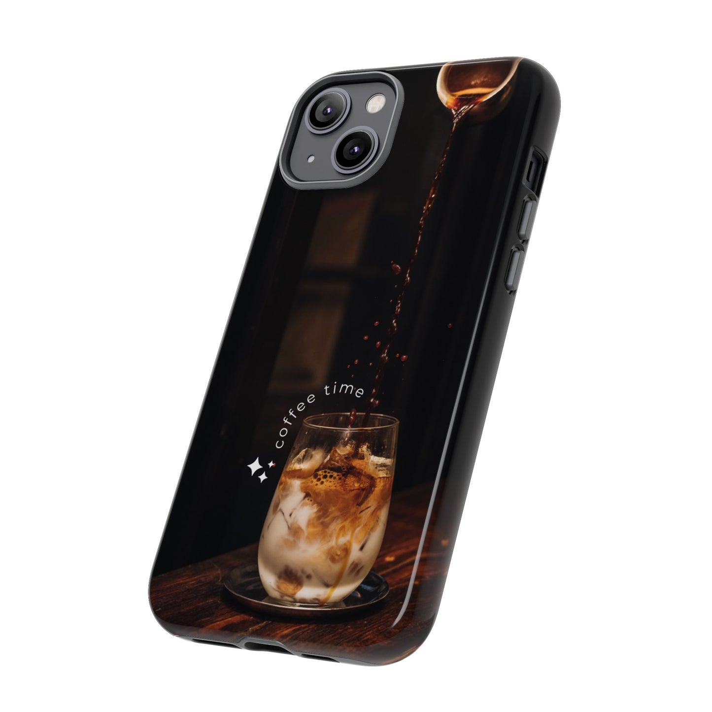 Coffee Time Wallpaper Phone Case | iPhone 15 Plus/ Pro, 14, 13, 12| Google Pixel 7, Pro, 5| Samsung Galaxy S23 All Major Phone Models