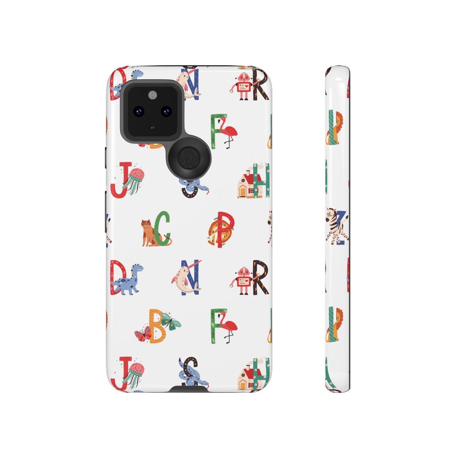 Alphabet Wallpaper Phone Case| iPhone 15 Plus/ Pro, 14, 13, 12| Google Pixel 7, Pro, 5| Samsung Galaxy S23 All Major Phone Models