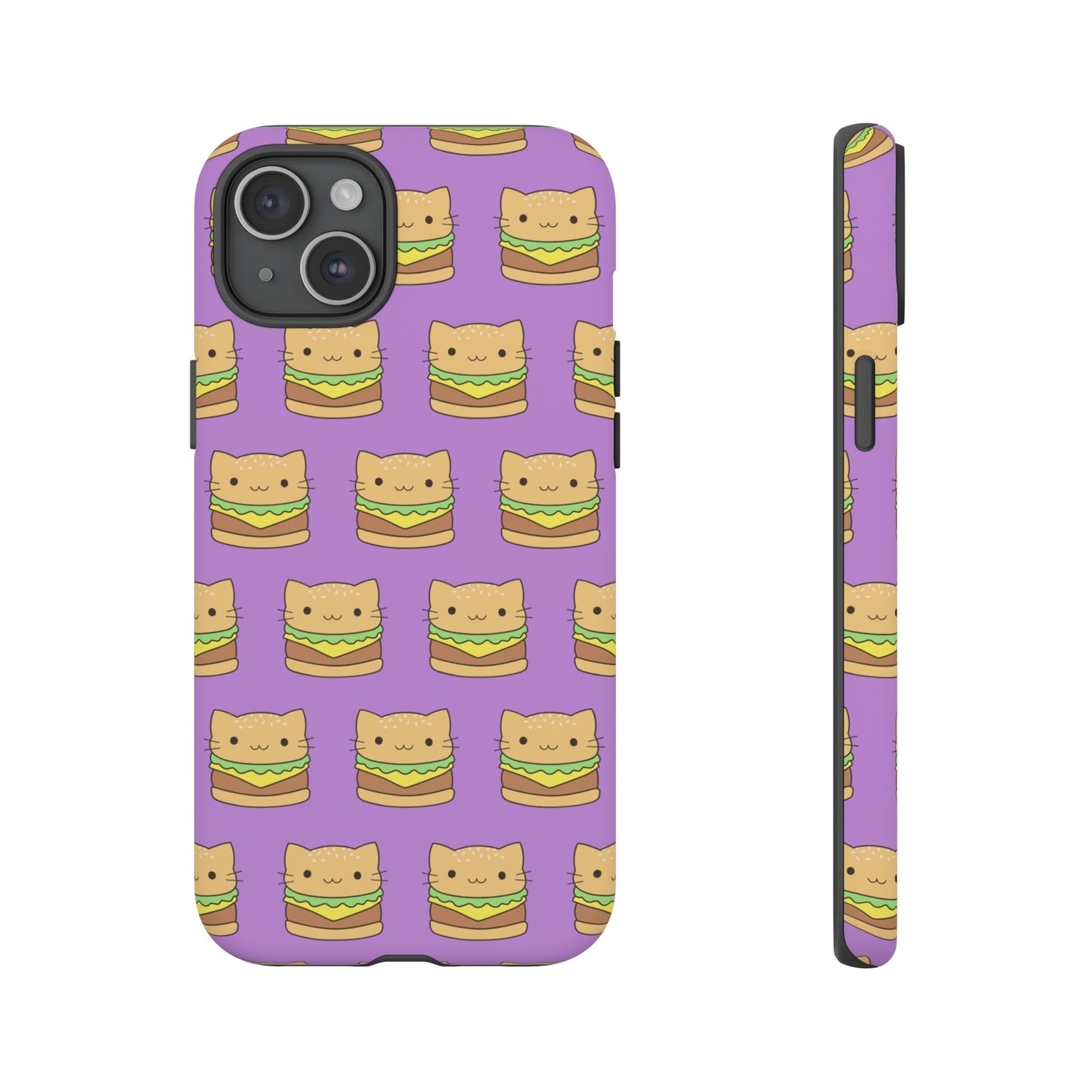 Cat Burger Phone Case | iPhone 15 Plus/ Pro, 14, 13, 12| Google Pixel 7, Pro, 5| Samsung Galaxy S23 All Major Phone Models