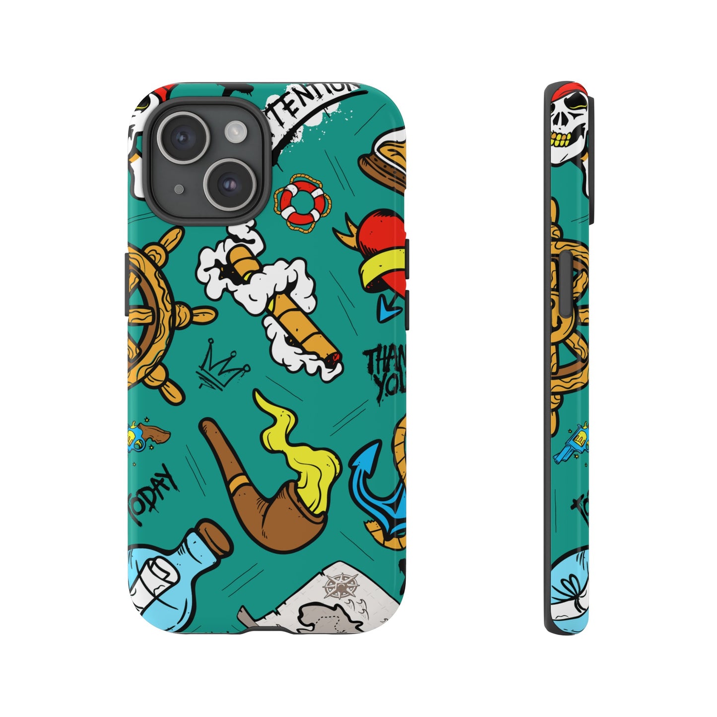 Pirate Wallpaper Phone Case | iPhone 15 Plus/ Pro, 14, 13, 12| Google Pixel 7, Pro, 5| Samsung Galaxy S23 All Major Phone Models