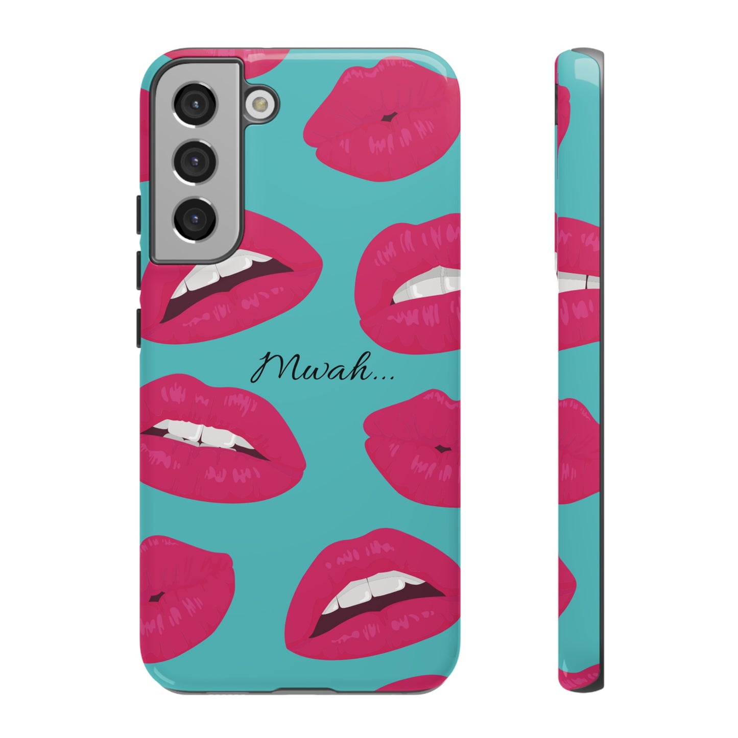 Mwah! Wallpaper Phone Case | iPhone 15 Plus/ Pro, 14, 13, 12| Google Pixel 7, Pro, 5| Samsung Galaxy S23 All Major Phone Models