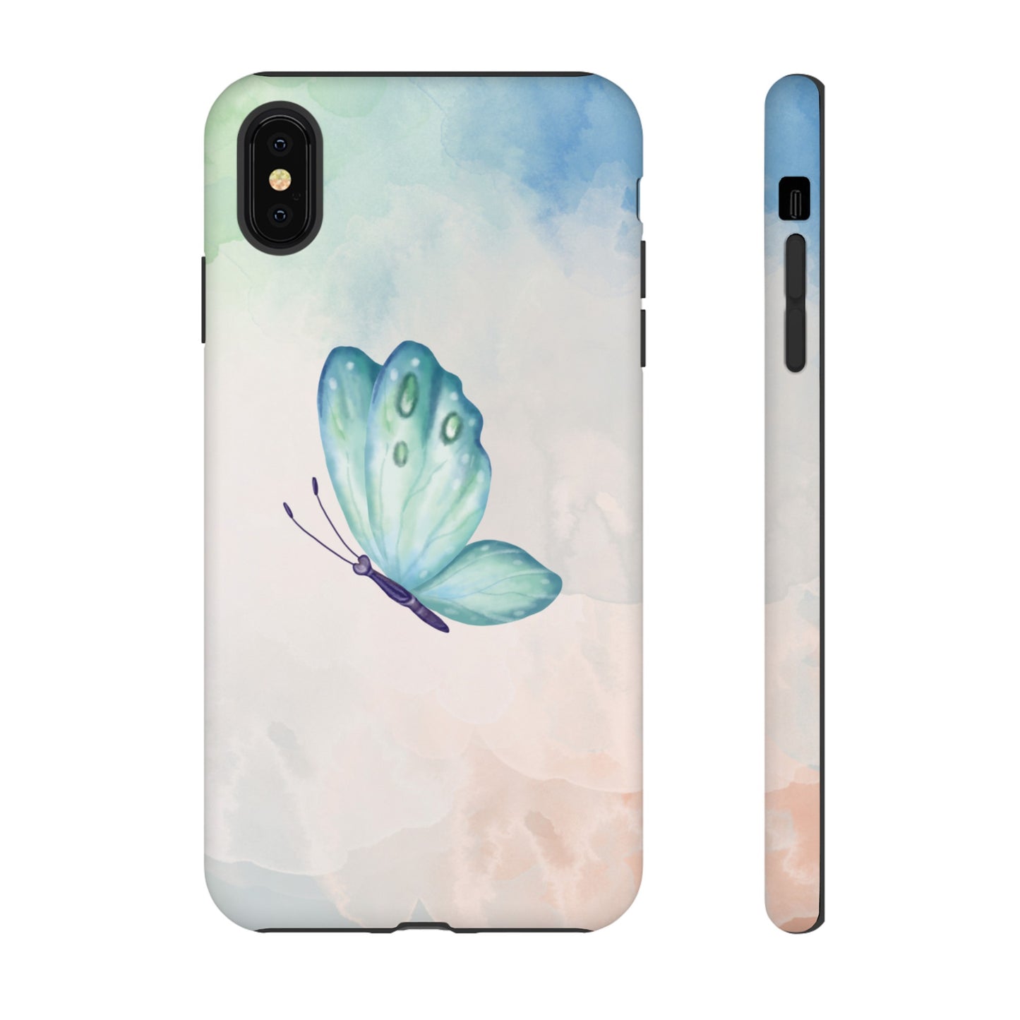 Blue Butterfly Wallpaper Phone Case  | iPhone 15 Plus/ Pro, 14, 13, 12| Google Pixel 7, Pro, 5| Samsung Galaxy S23 All Major Phone Models