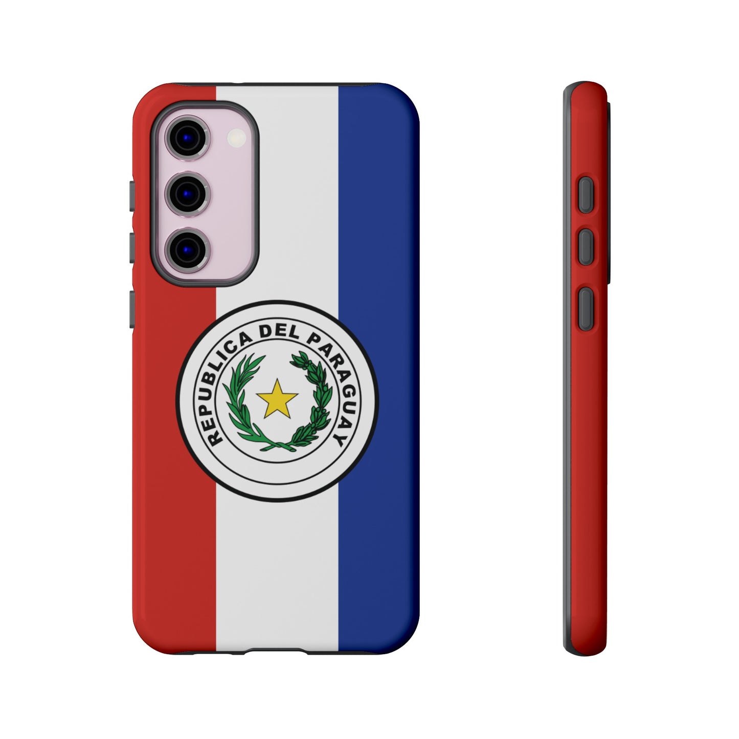 Paraguay Flag Phone Case | iPhone 15 Plus/ Pro, 14, 13, 12| Google Pixel 7, Pro, 5| Samsung Galaxy S23 All Major Phone Models