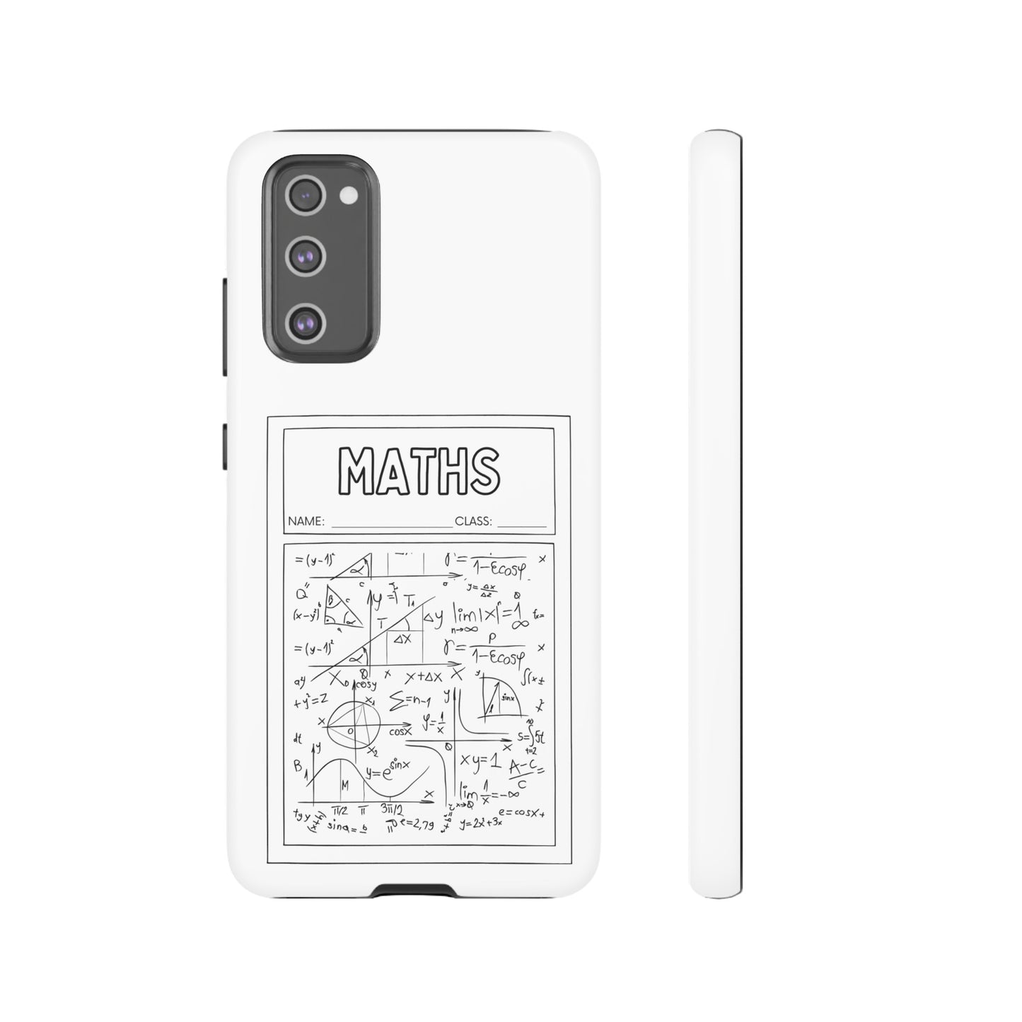 Maths Class Wallpaper Phone Case | iPhone 15 Plus/ Pro, 14, 13, 12| Google Pixel 7, Pro, 5| Samsung Galaxy S23 All Major Phone Models