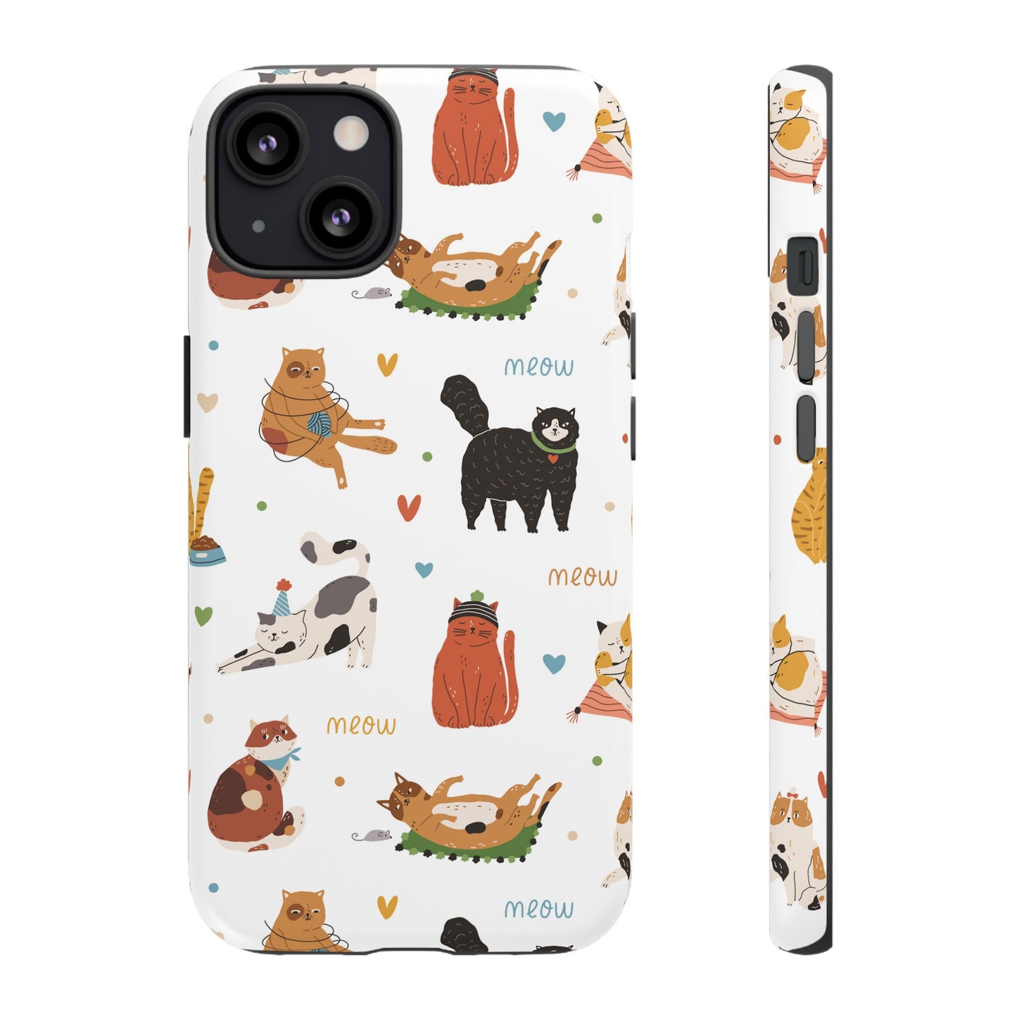 Collage of Cats Wallpaper Phone Case | iPhone 15 Plus/ Pro, 14, 13, 12| Google Pixel 7, Pro, 5| Samsung Galaxy S23 All Major Phone Models