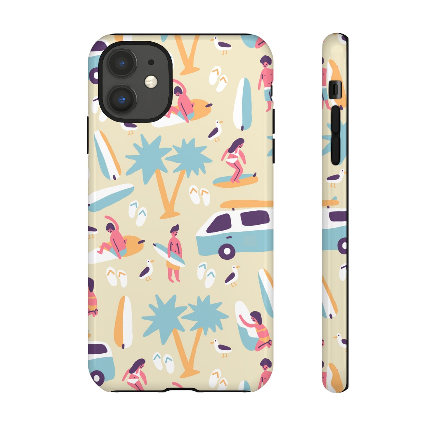 Surfers Wallpaper Phone Case | iPhone 15 Plus/ Pro, 14, 13, 12| Google Pixel 7, Pro, 5| Samsung Galaxy S23 All Major Phone Models