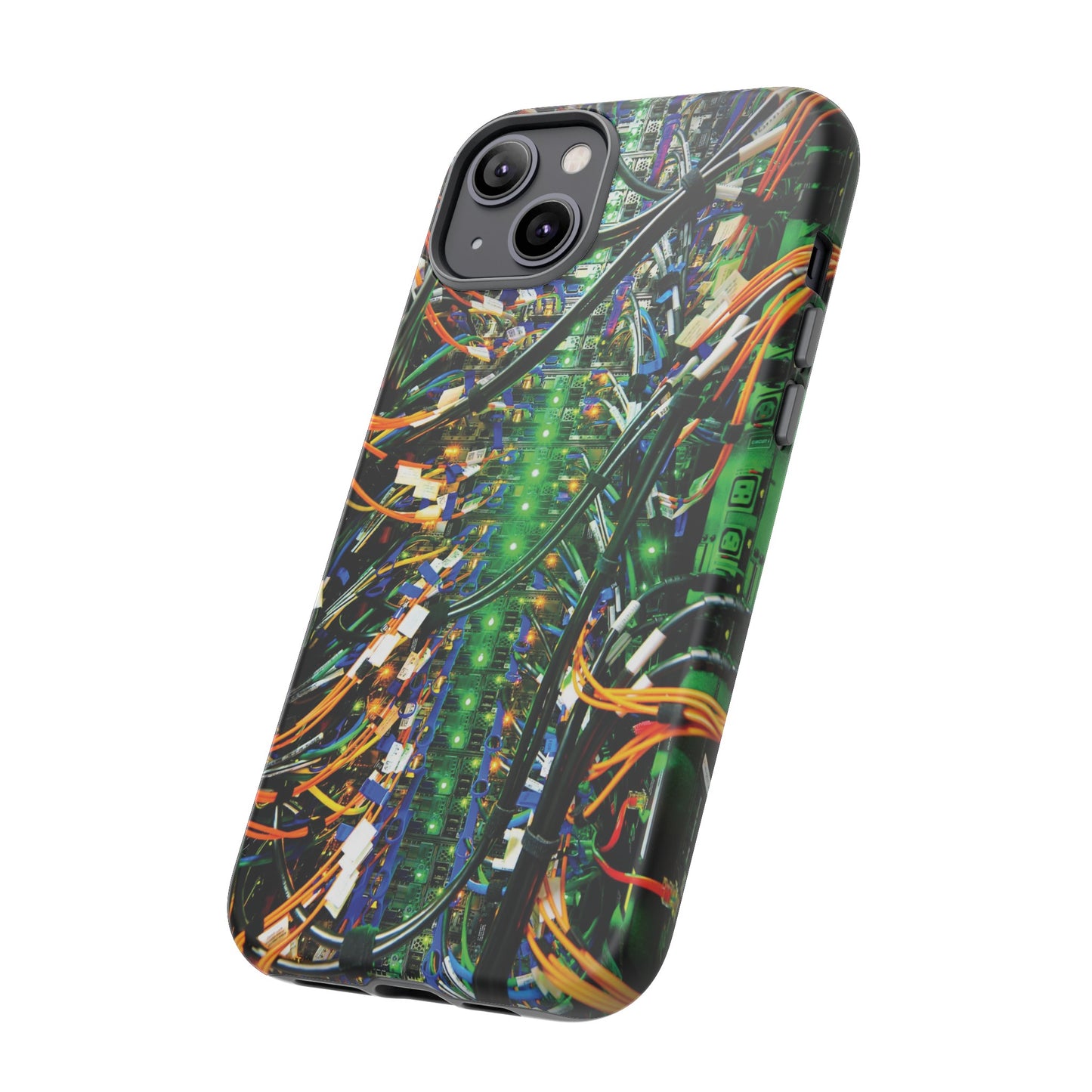 Green Computer Circuitboard Wallpaper Phone Case | iPhone 15 Plus/ Pro, 14, 13, 12| Google Pixel 7, Pro, 5| Samsung Galaxy S23 All Major Phone Models