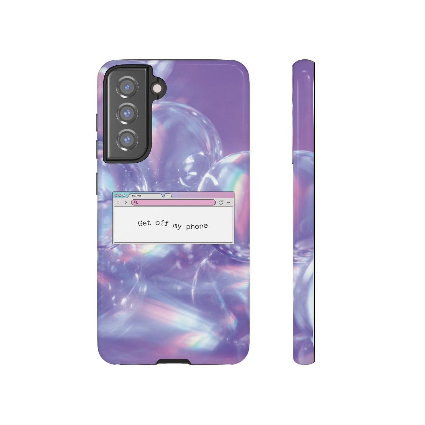 Get Off My Phone Wallpaper Phone Case | iPhone 15 Plus/ Pro, 14, 13, 12| Google Pixel 7, Pro, 5| Samsung Galaxy S23 All Major Phone Models