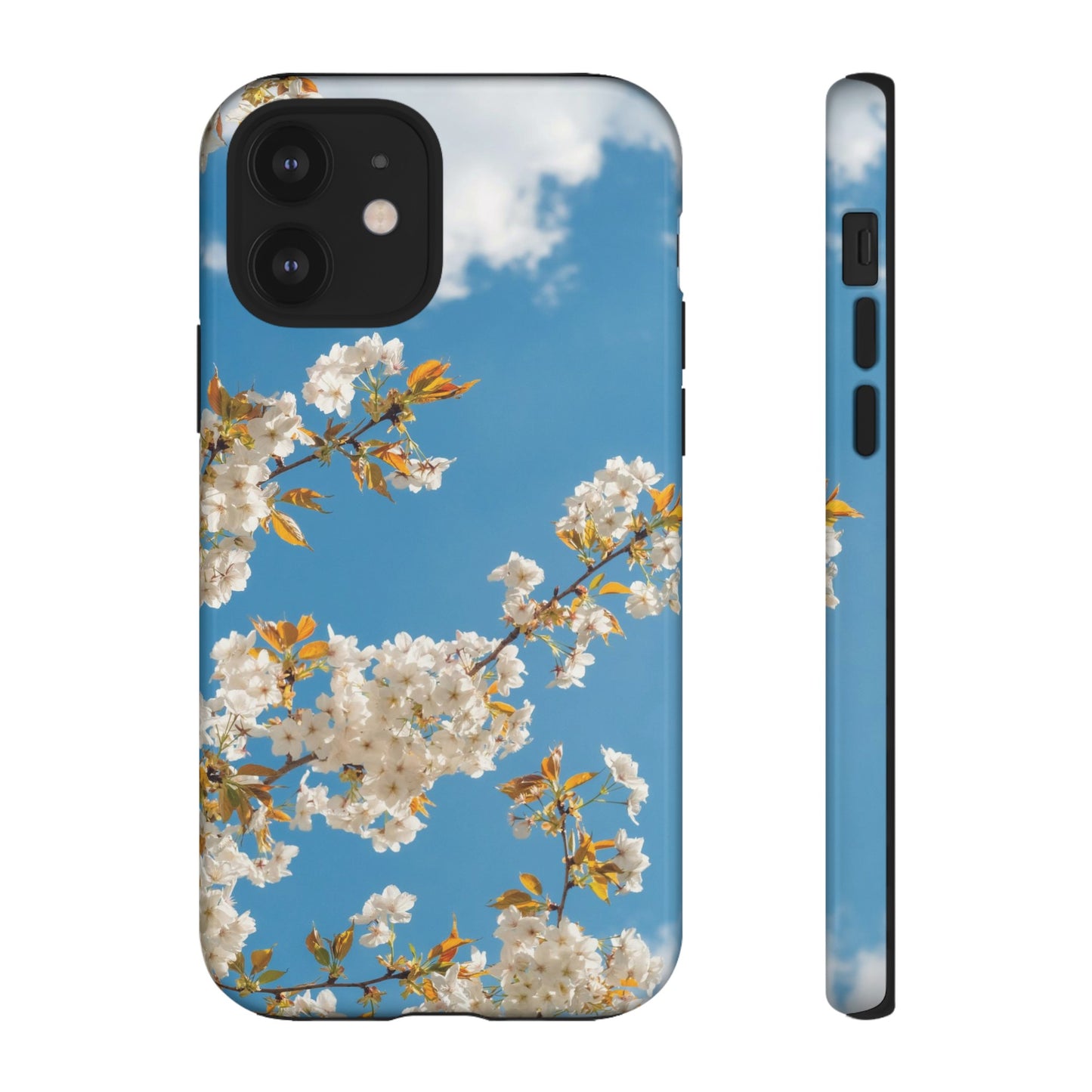 White Blossom Wallpaper Phone Case | iPhone 15 Plus/ Pro, 14, 13, 12| Google Pixel 7, Pro, 5| Samsung Galaxy S23 All Major Phone Models